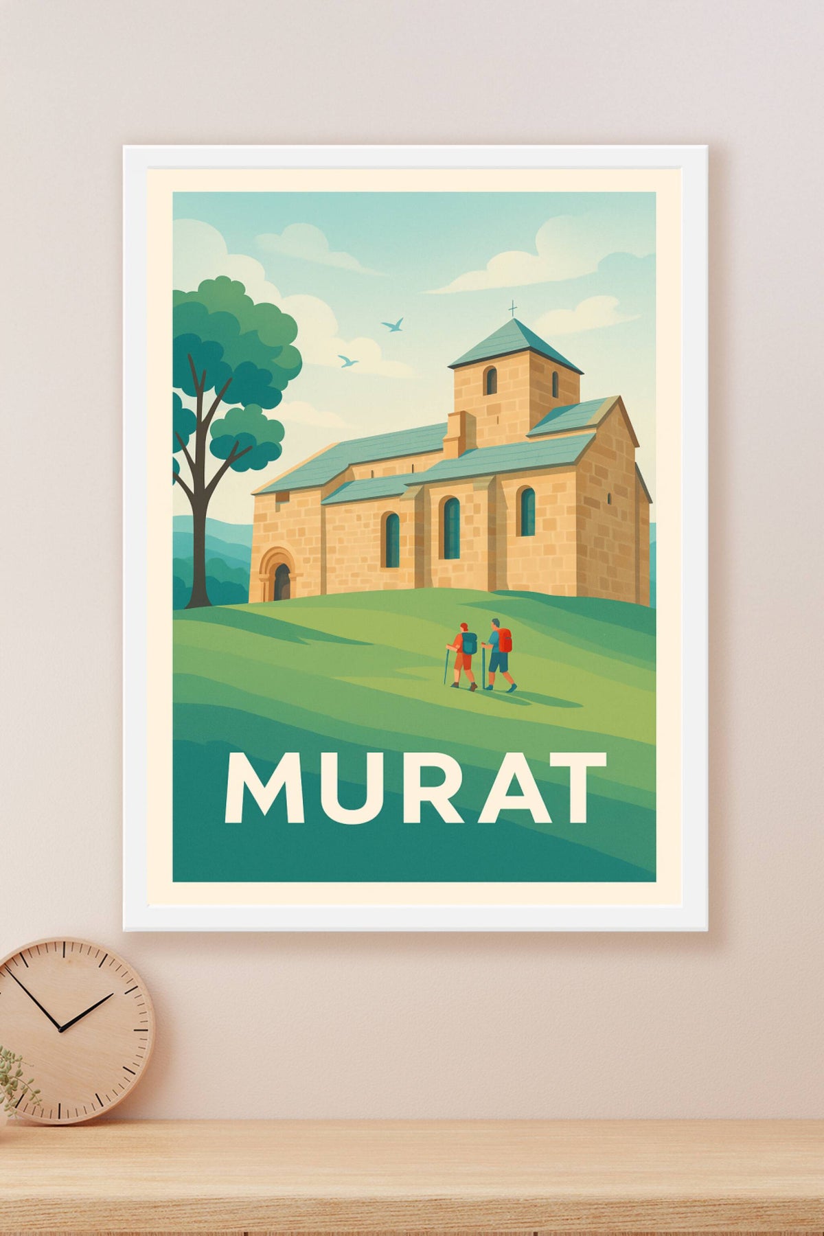 Affiche Murat — Escapade paisible au cœur de la nature · poster d'art de Murat