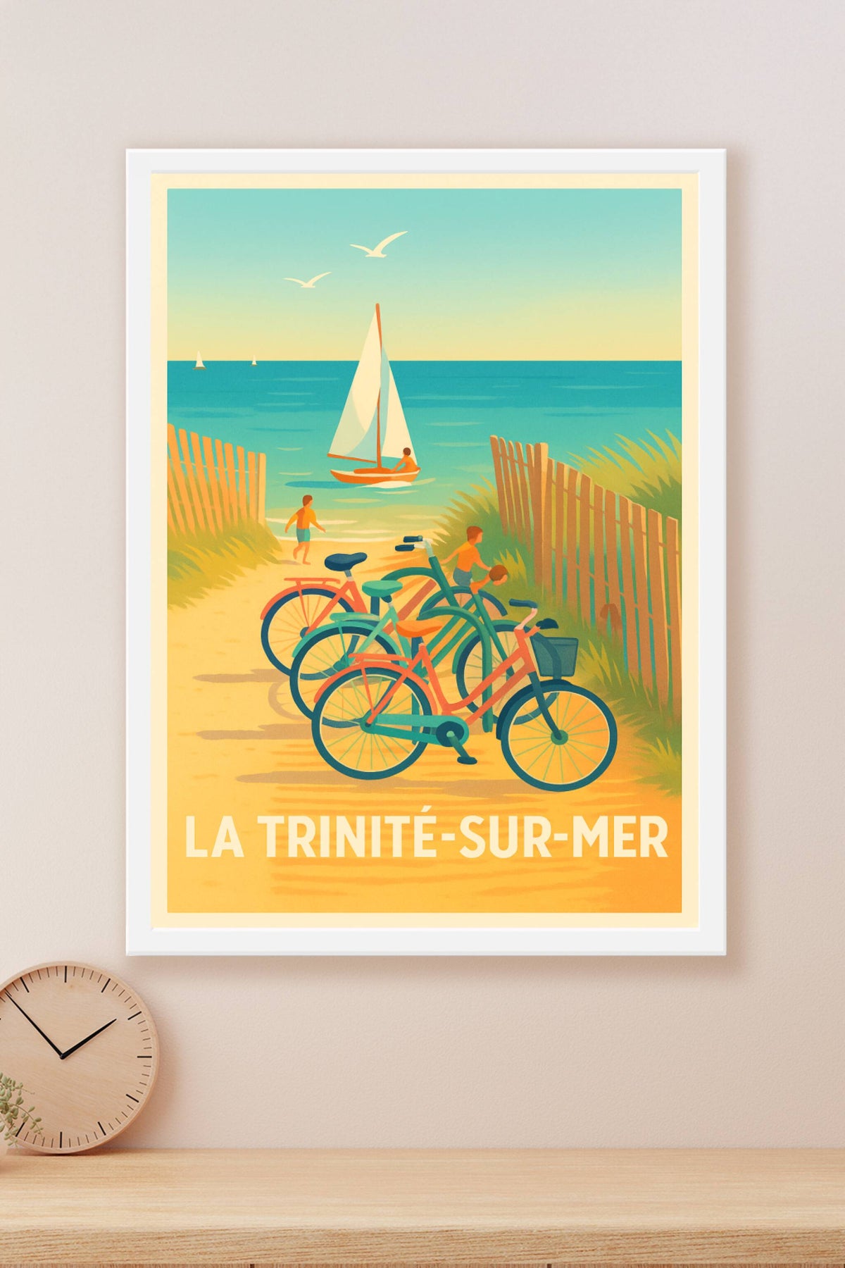 Affiche La Trinité-sur-Mer — Escapade Balnéaire en Douceur · poster d'art de La Trinité-sur-Mer