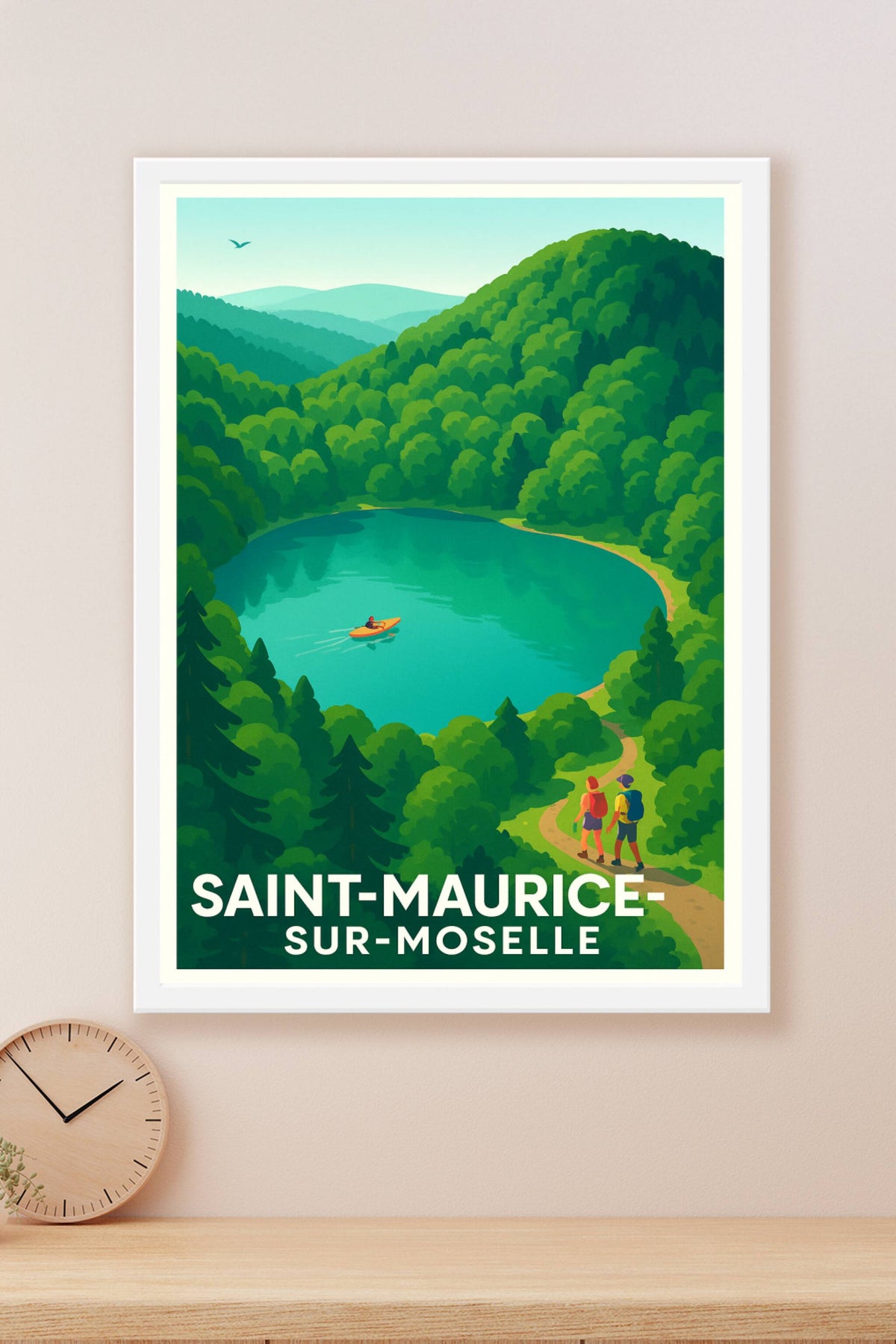 Affiche Saint-Maurice-sur-Moselle — Escapade Nature au Cœur des Vosges · poster d'art de Saint-Maurice-sur-Moselle