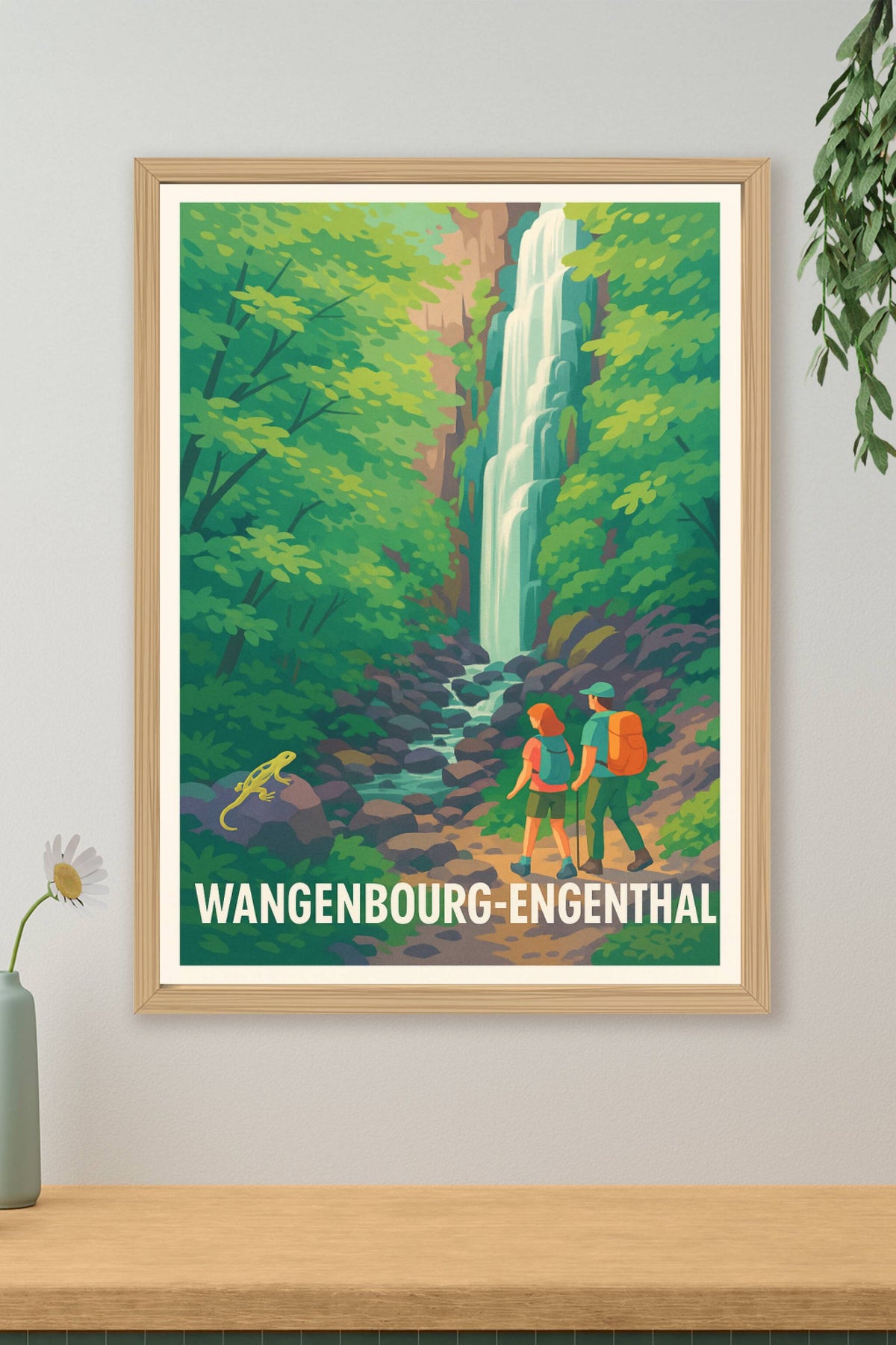 Affiche Wangenbourg-Engenthal — Nature et Randonnée au Cœur de la Forêt · poster d'art de Wangenbourg-Engenthal