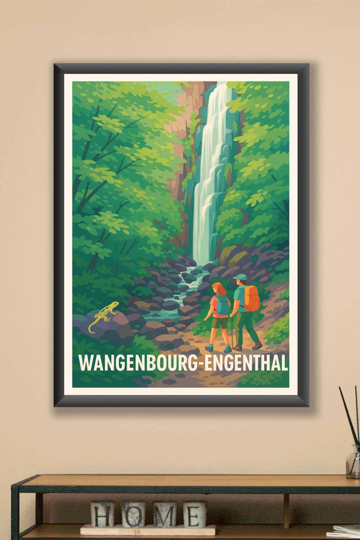Affiche Wangenbourg-Engenthal — Nature et Randonnée au Cœur de la Forêt · poster d'art de Wangenbourg-Engenthal