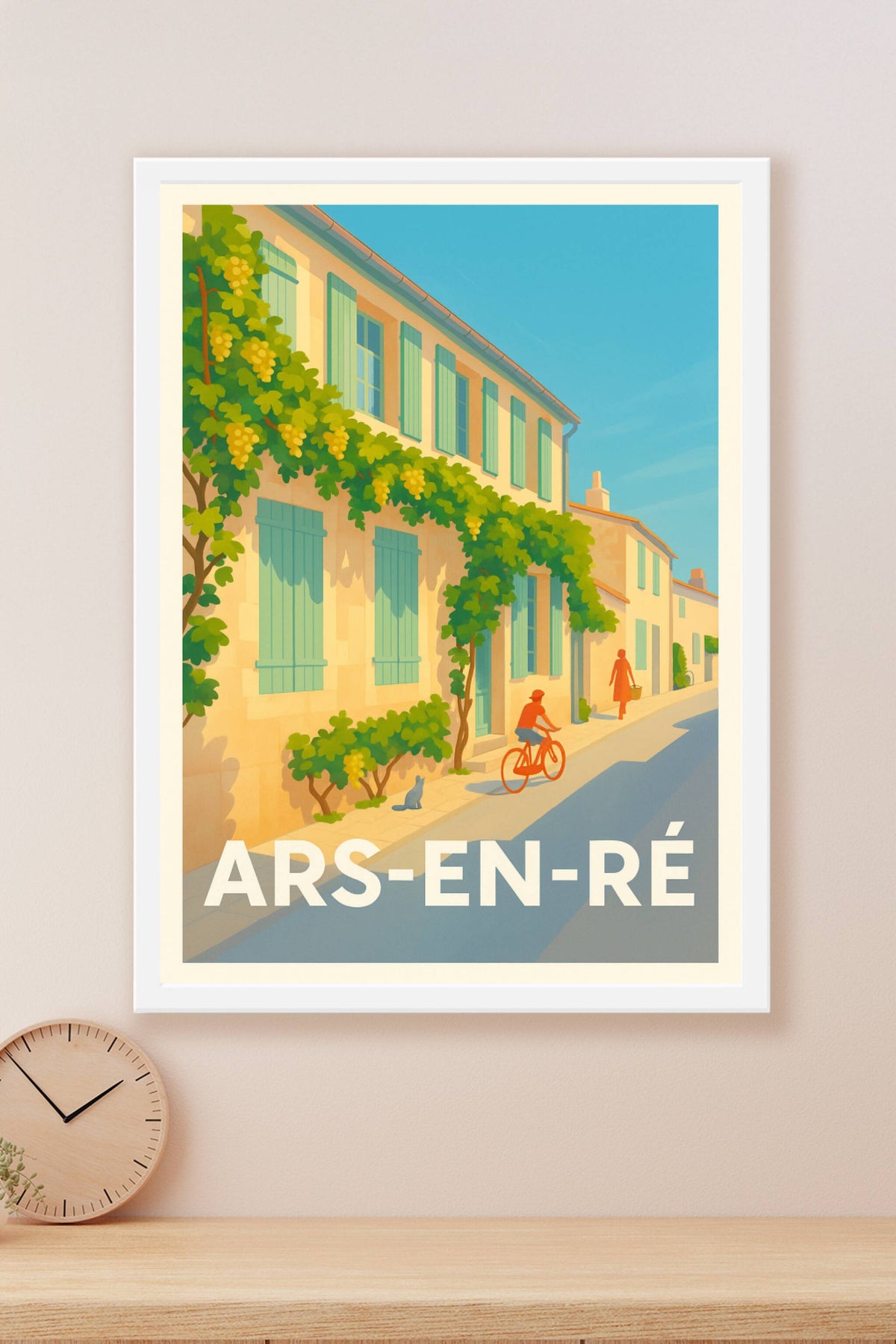 Affiche Ars-en-Ré — Charme et douceur de la vie insulaire · poster d'art de Ars-en-Ré