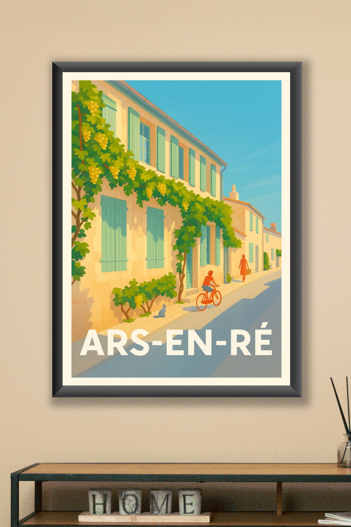 Affiche Ars-en-Ré — Charme et douceur de la vie insulaire · poster d'art de Ars-en-Ré