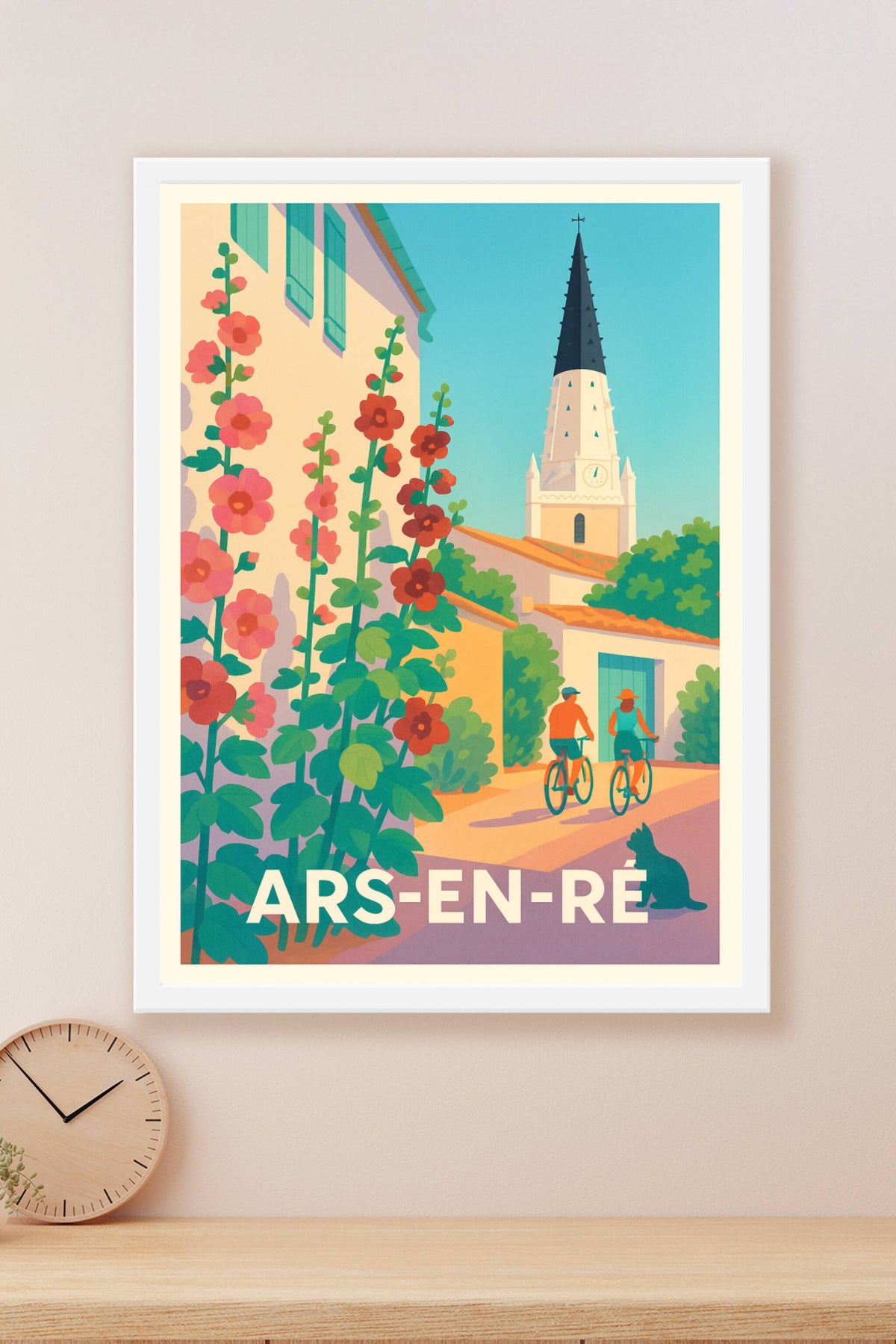 Affiche Ars-en-Ré — Charme et douceur insulaire · poster d'art de Ars-en-Ré