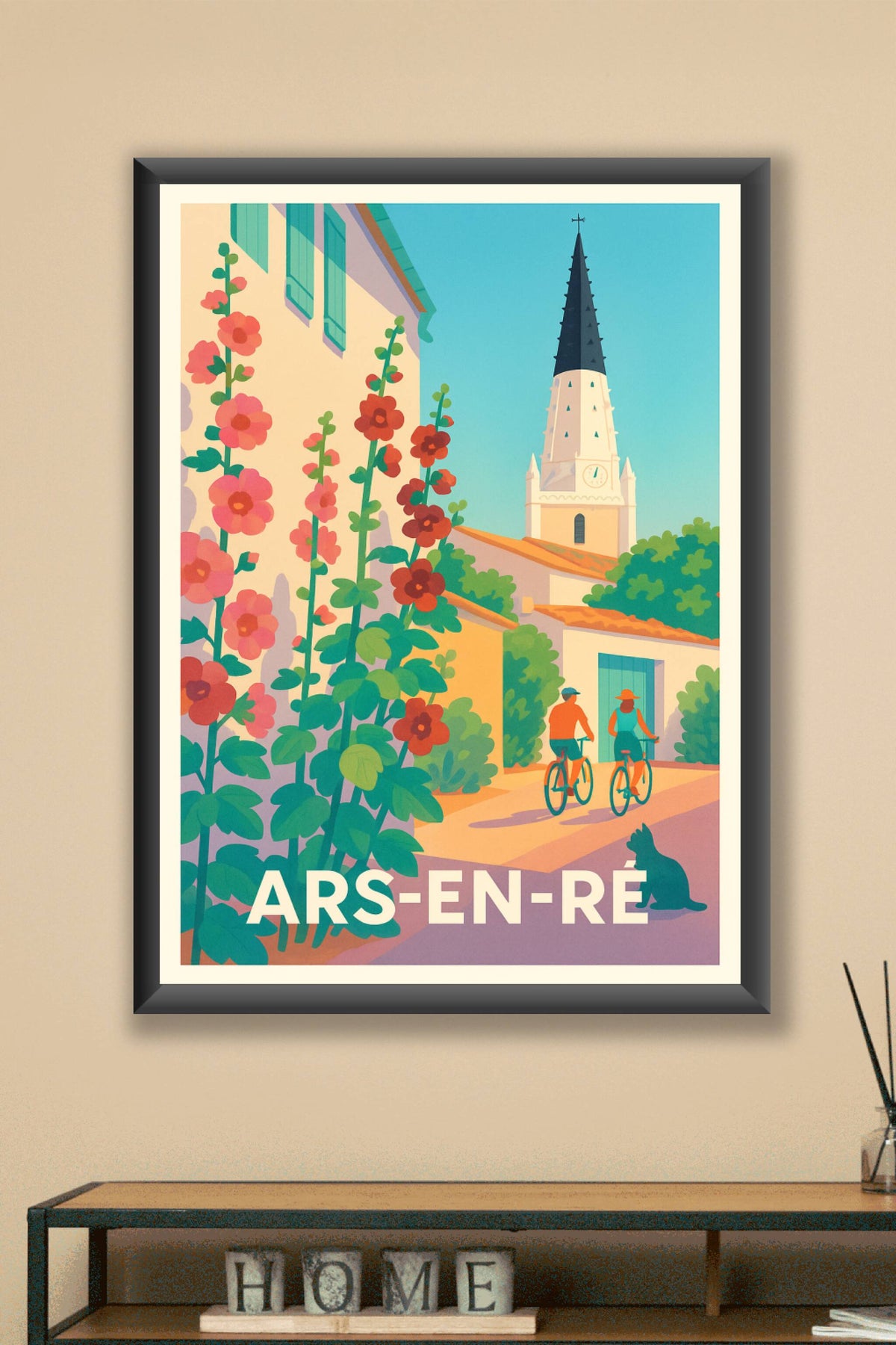 Affiche Ars-en-Ré — Charme et douceur insulaire · poster d'art de Ars-en-Ré