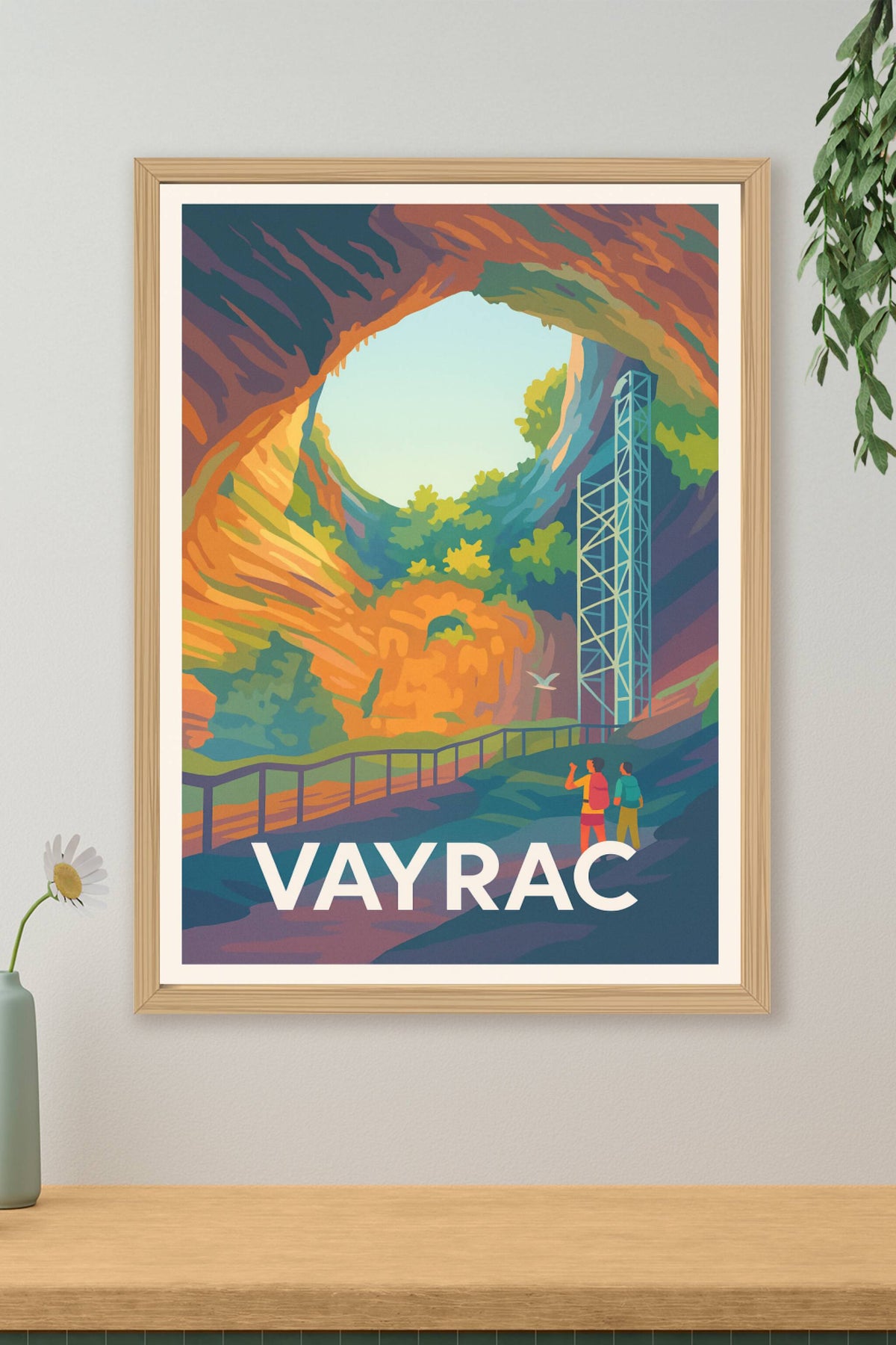 Affiche Vayrac — Explorez le Mystère Naturel · poster d'art de Vayrac