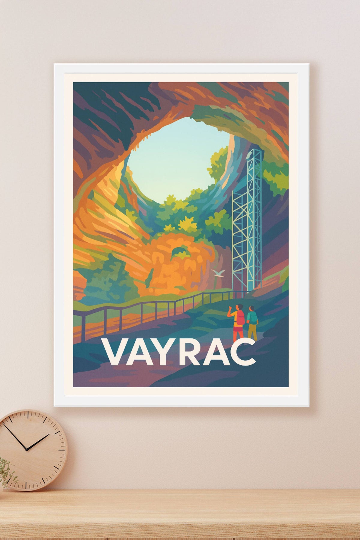Affiche Vayrac — Explorez le Mystère Naturel · poster d'art de Vayrac