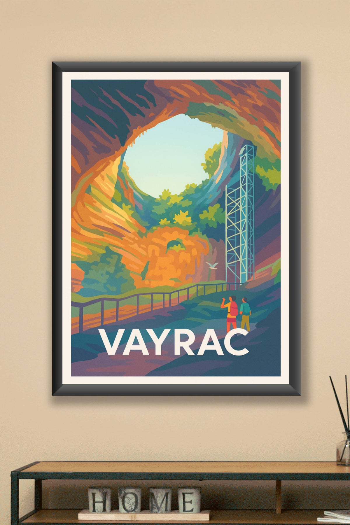 Affiche Vayrac — Explorez le Mystère Naturel · poster d'art de Vayrac