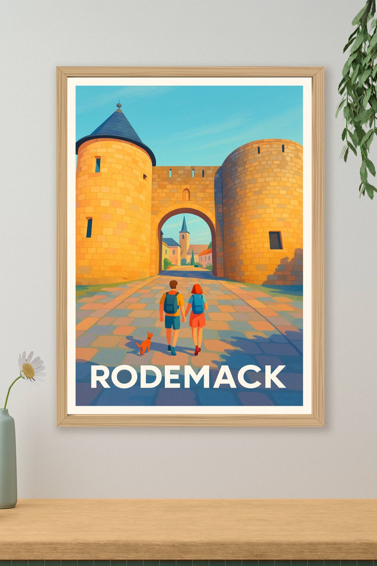 Affiche Rodemack — Voyage au cœur d'un joyau médiéval · poster d'art de Rodemack