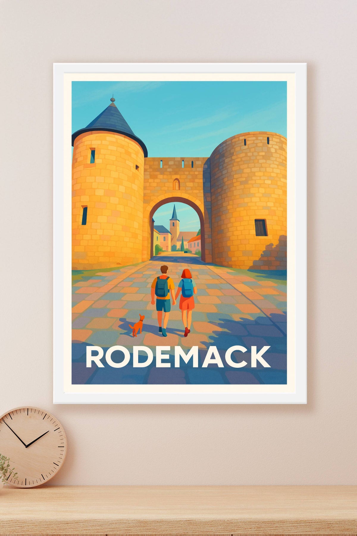Affiche Rodemack — Voyage au cœur d'un joyau médiéval · poster d'art de Rodemack