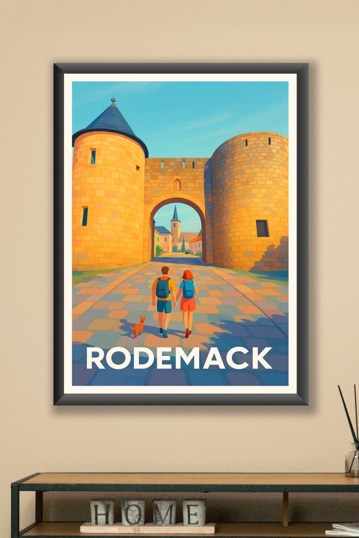 Affiche Rodemack — Voyage au cœur d'un joyau médiéval · poster d'art de Rodemack