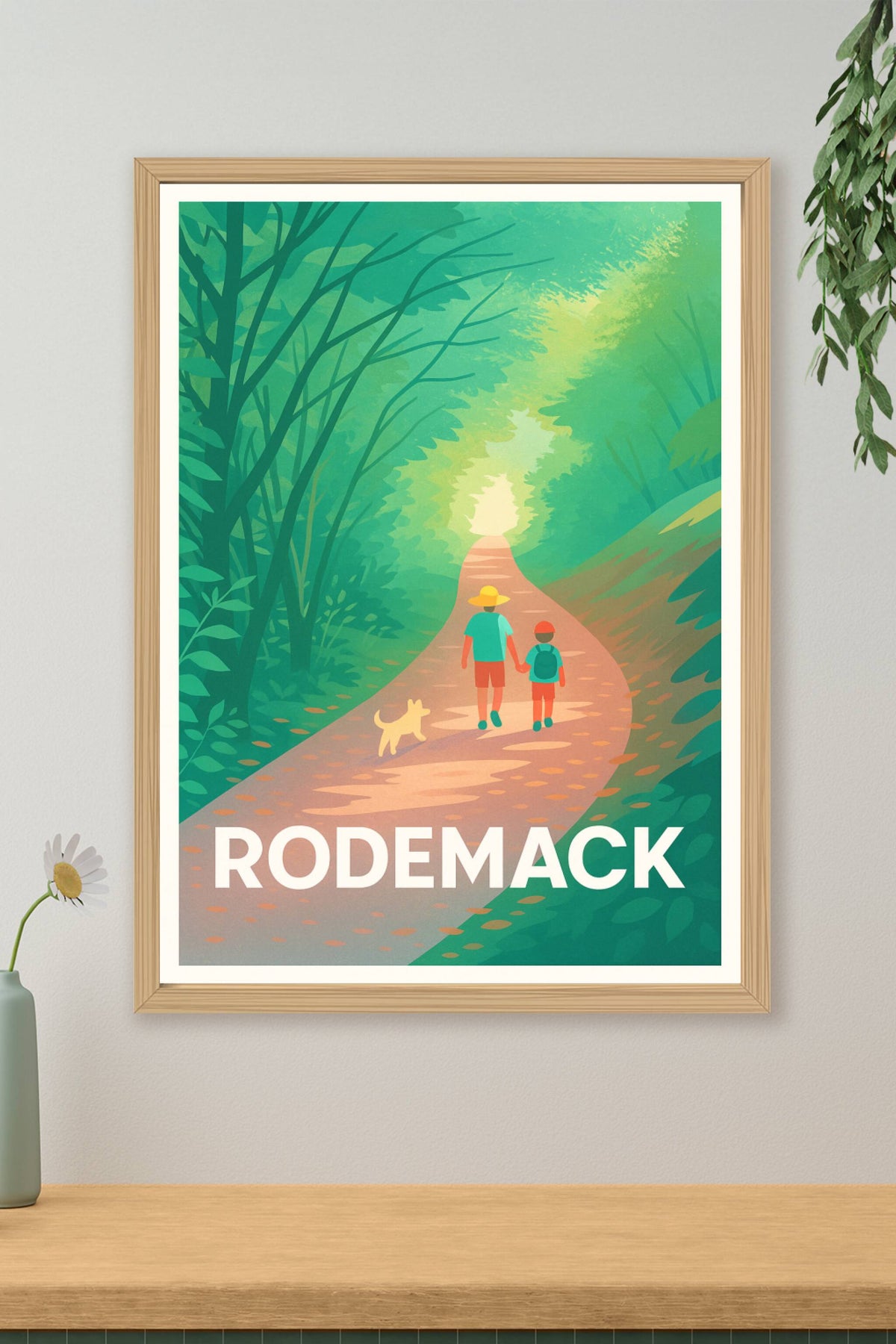 Affiche Rodemack — Promenade bucolique en pleine nature · poster d'art de Rodemack