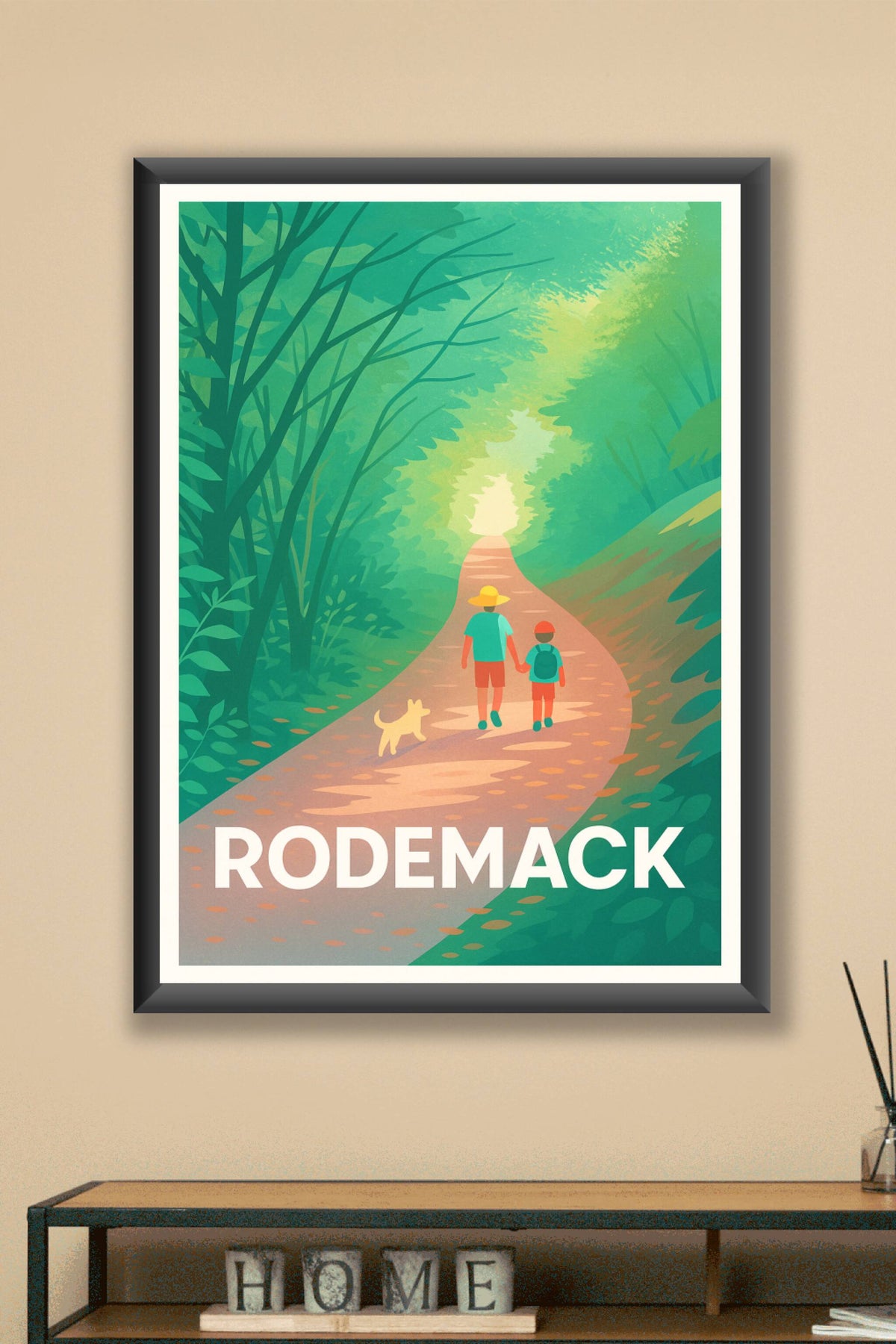 Affiche Rodemack — Promenade bucolique en pleine nature · poster d'art de Rodemack