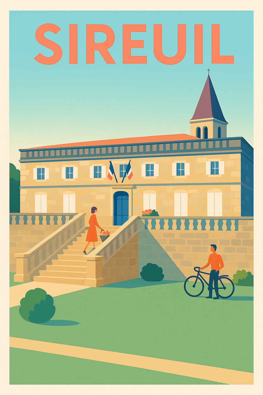 Affiche de Sireuil - Charme et quiétude d'un village pictural