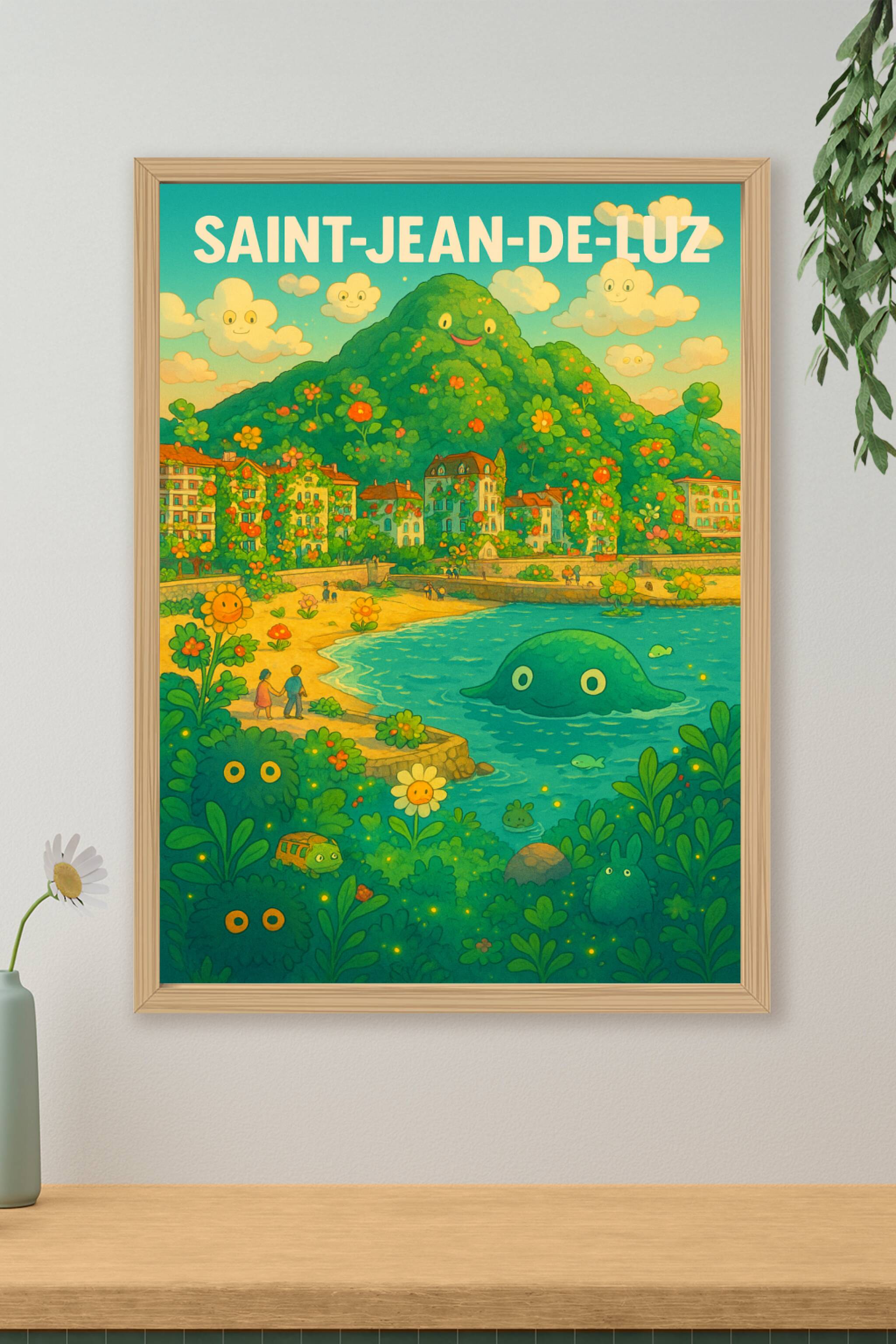 Affiche de Saint-Jean-de-Luz - Un Havre de Nature Enchantée
