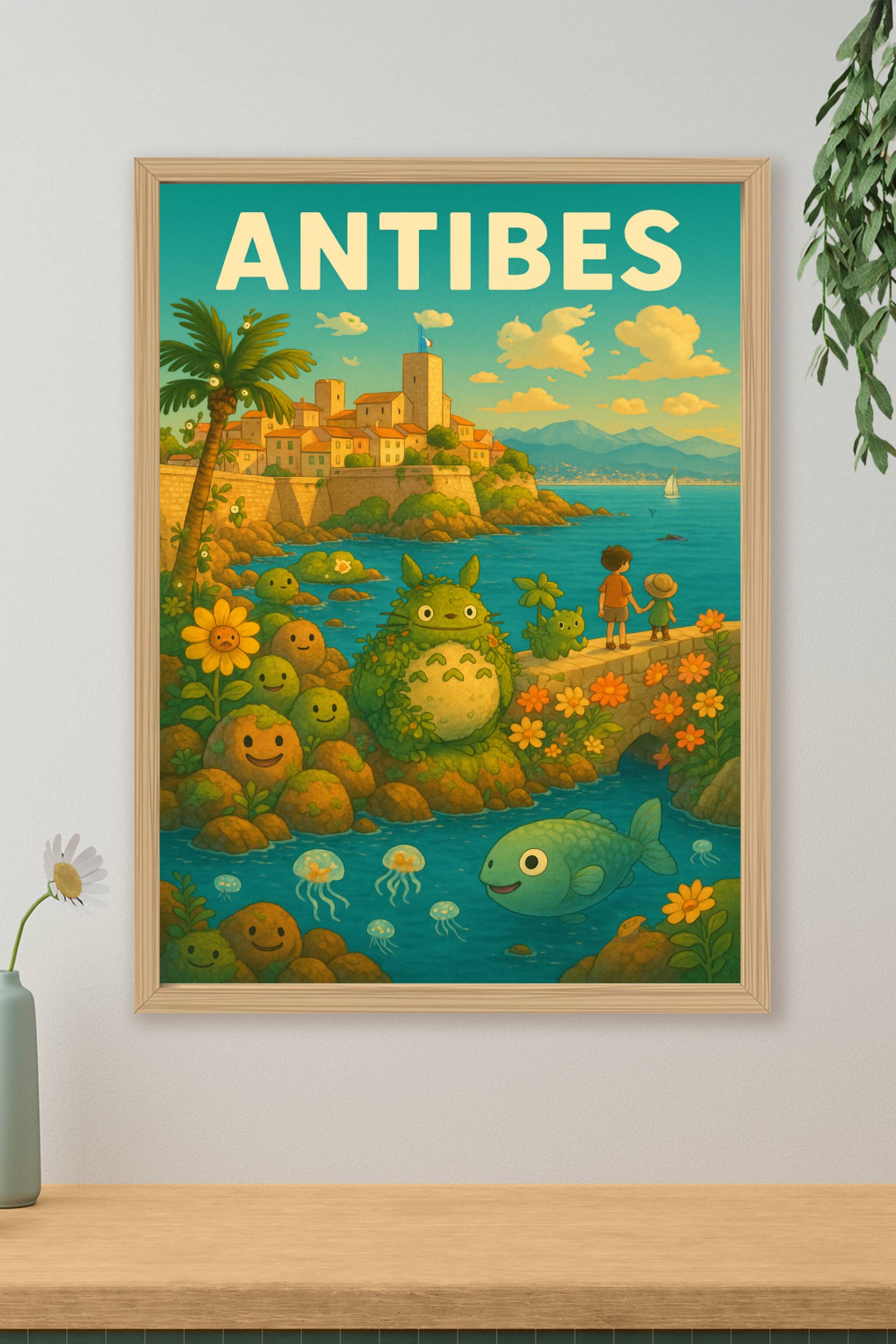 Affiche de Antibes - Plongez dans la féérie côtière