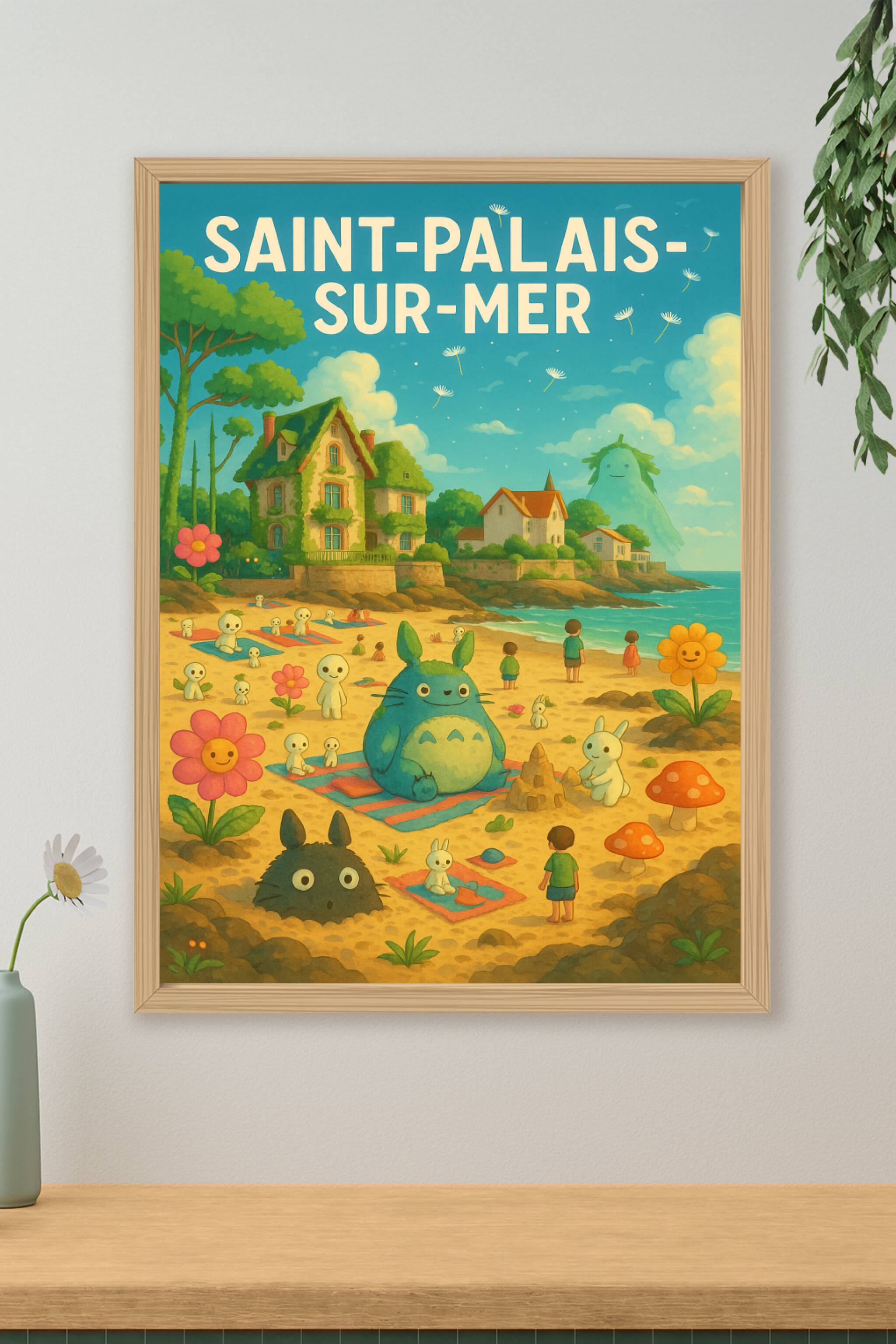 Affiche de Saint-Palais-sur-Mer - Une pause enchantée au bord de l'océan