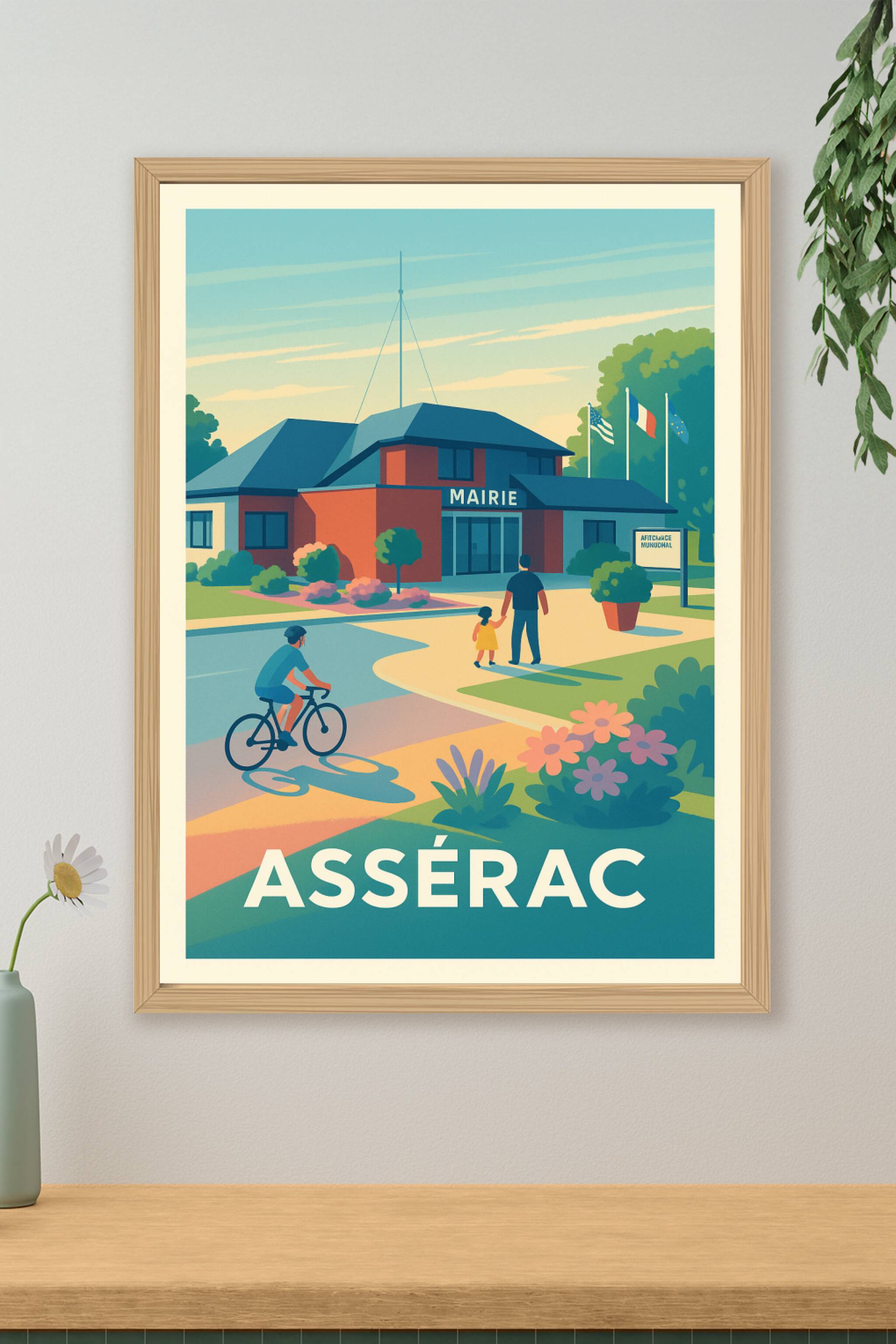Affiche de Assérac - Un coin de sérénité à la mairie