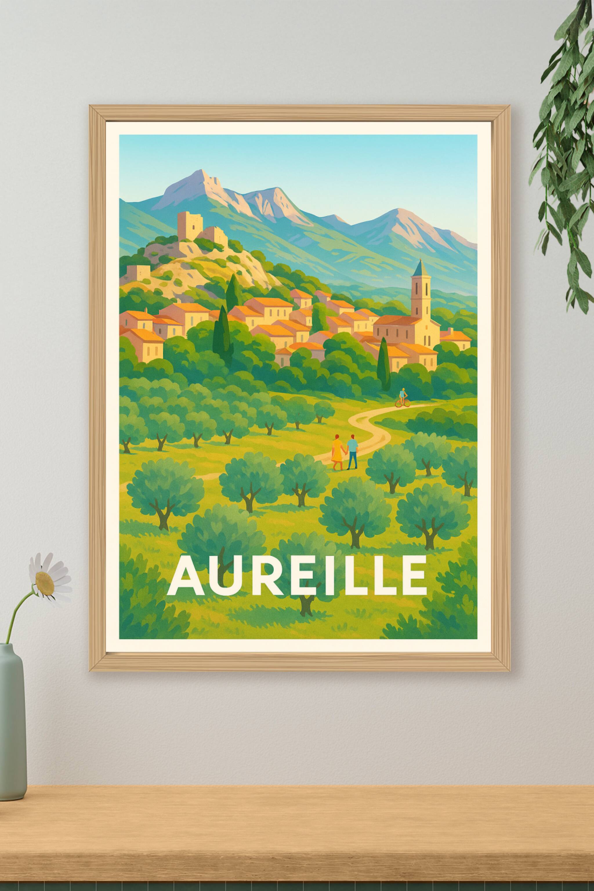Affiche de Aureille - Charme Provençal au cœur de la nature