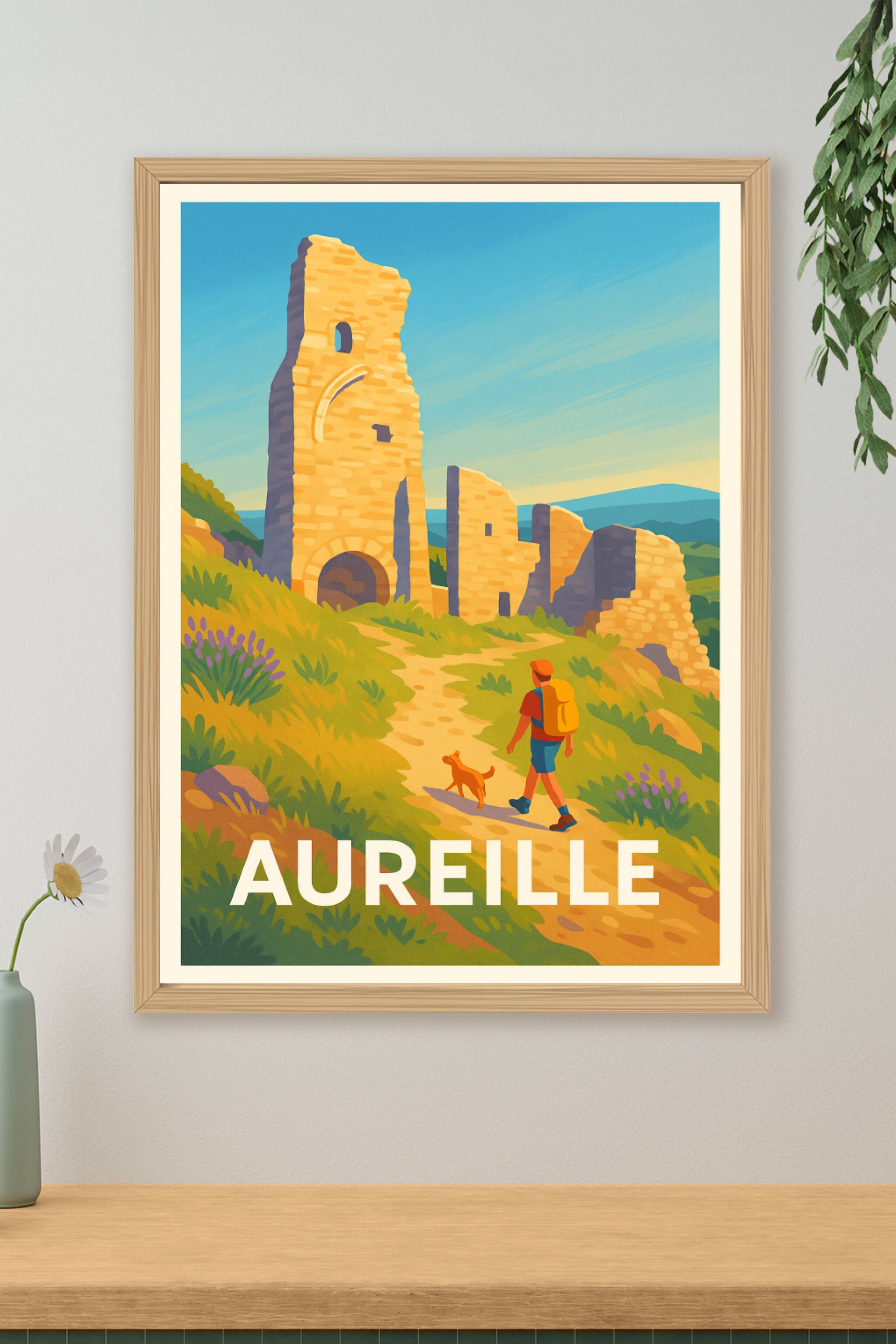 Affiche de Aureille - Escapade nature et patrimoine