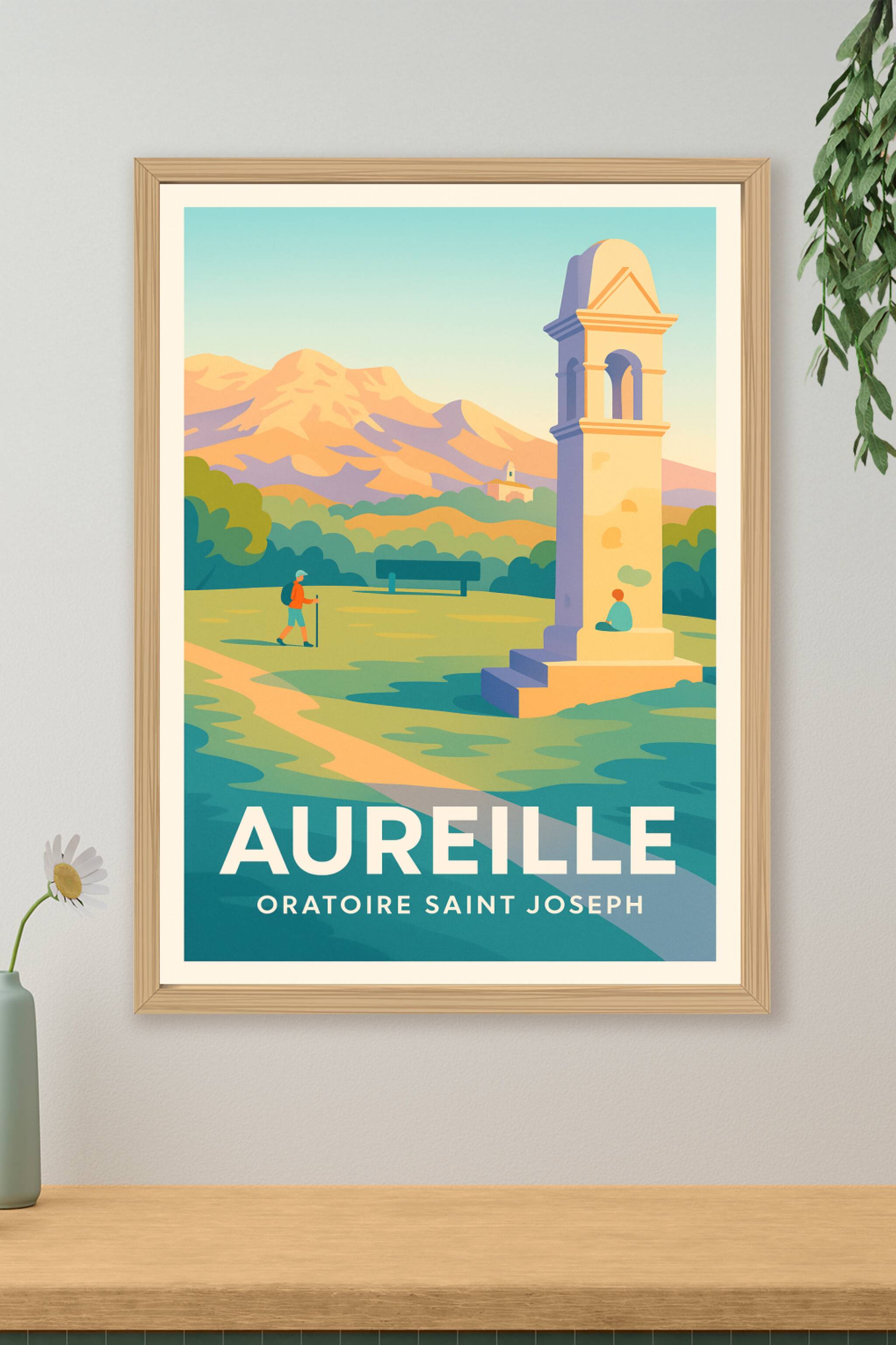 Affiche de Aureille - L'authenticité de l'Oratoire Saint Joseph