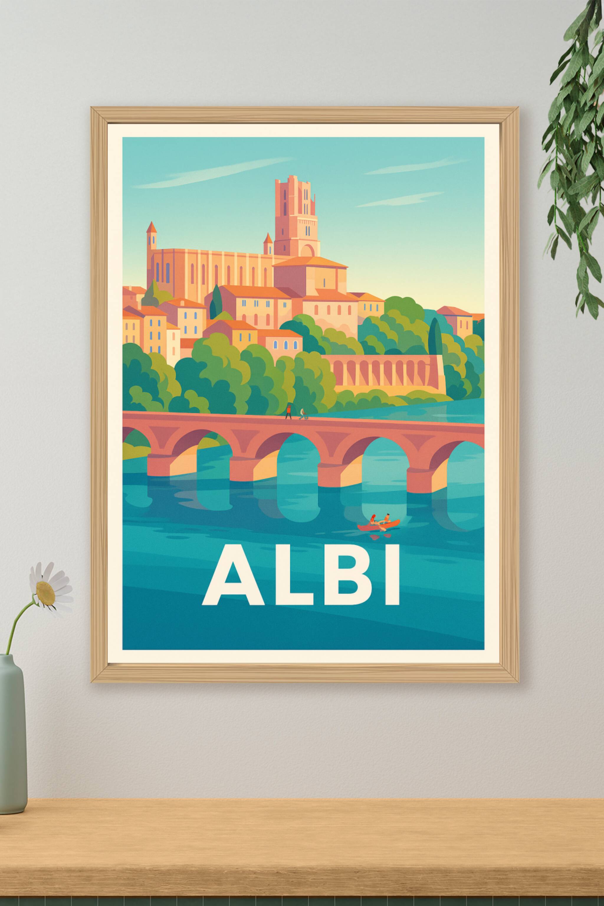 Affiche Albi - Charme médiéval sur les rives du Tarn