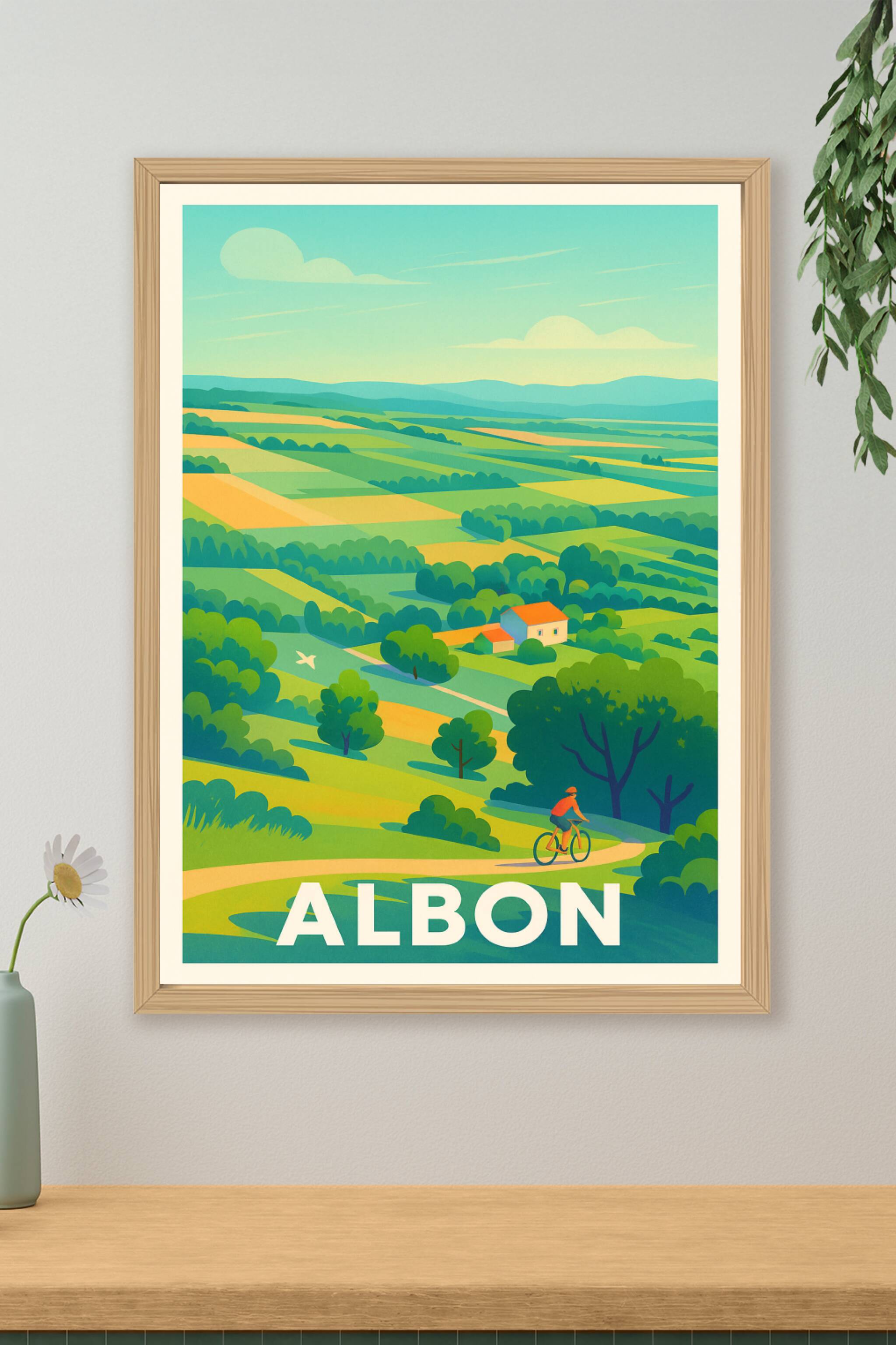 Affiche Albon - Évasion champêtre en Drôme verte
