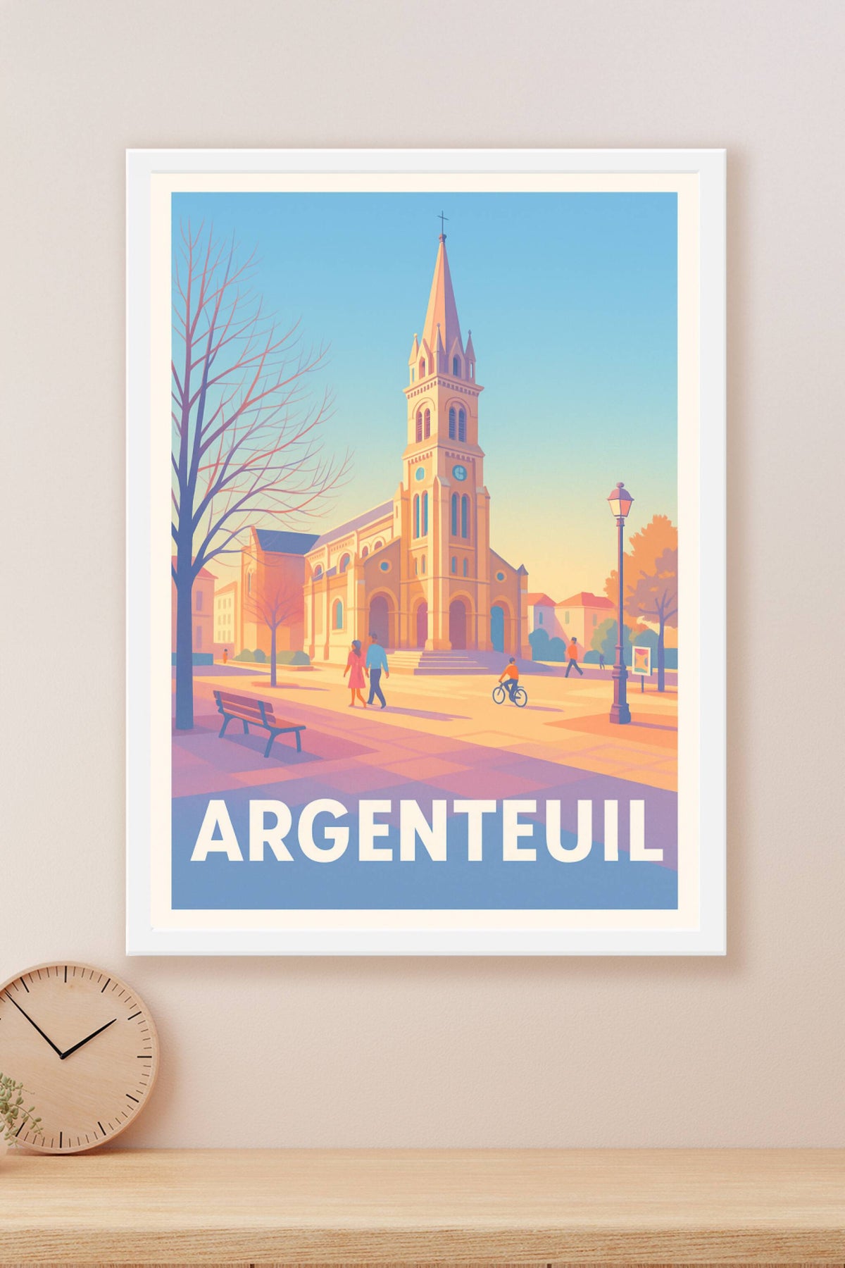 Affiche Argenteuil — Charme paisible et patrimoine architectural · poster d'art de Argenteuil