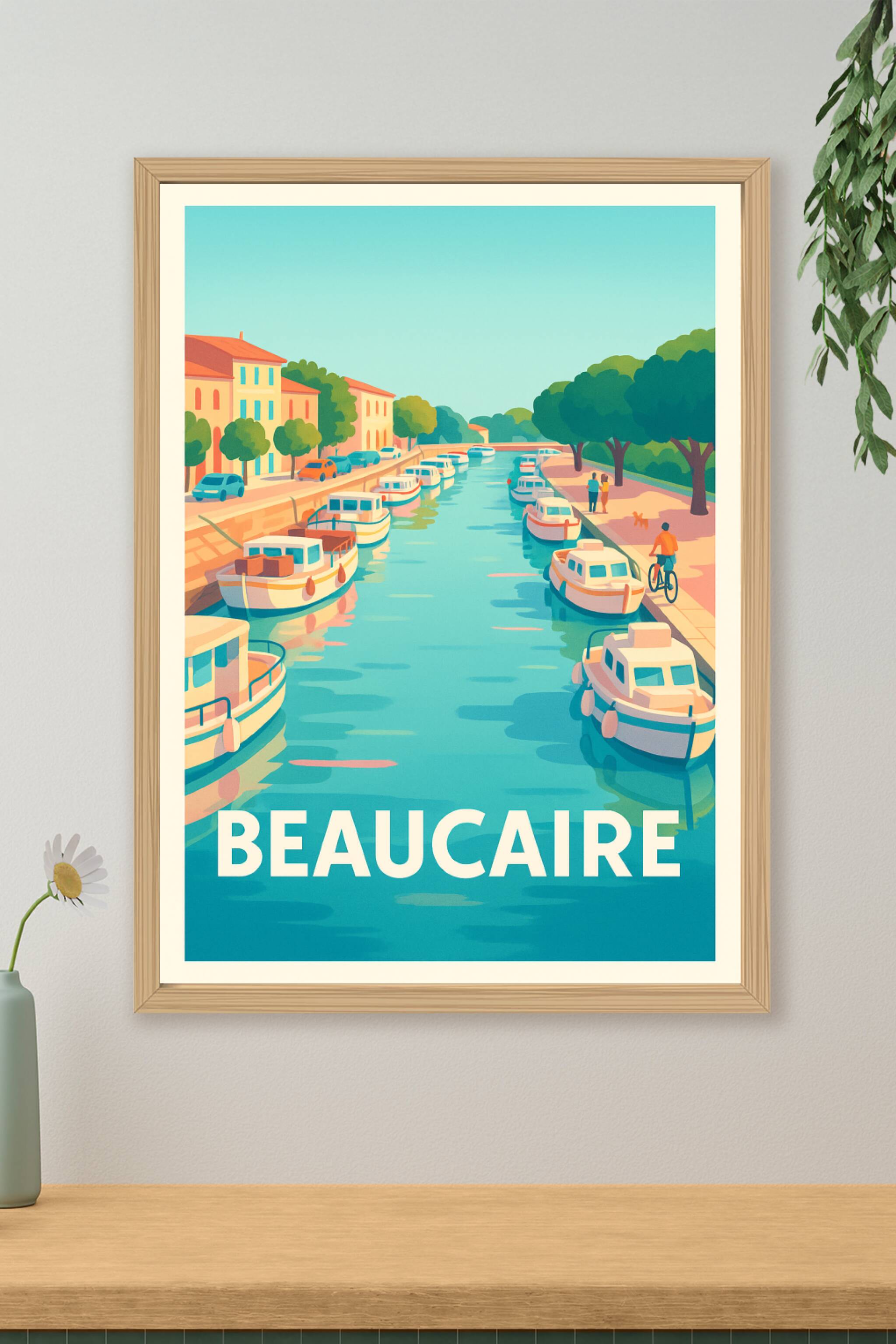 Affiche Beaucaire - Charme et sérénité au fil de l'eau