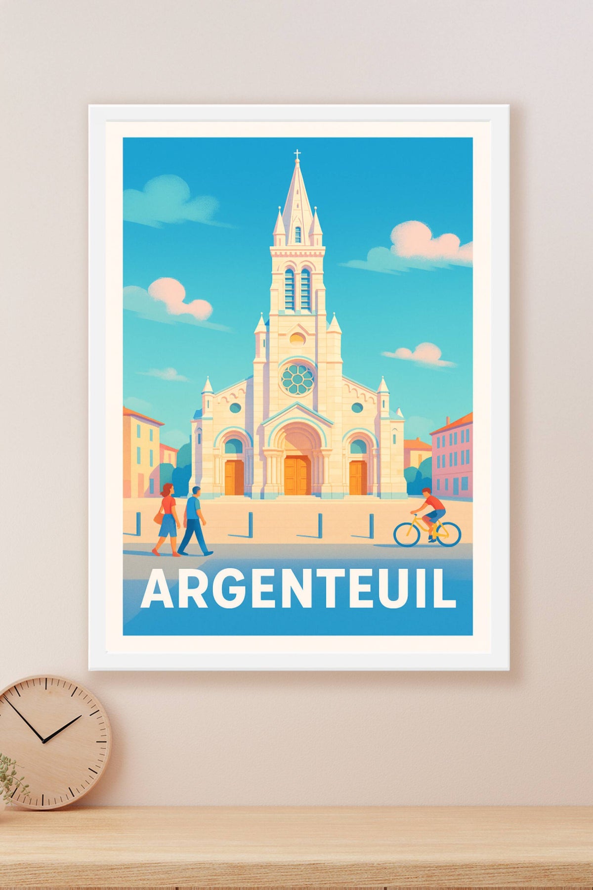 Affiche Argenteuil — Lumières et Sérénité au Cœur de la Ville · poster d'art de Argenteuil