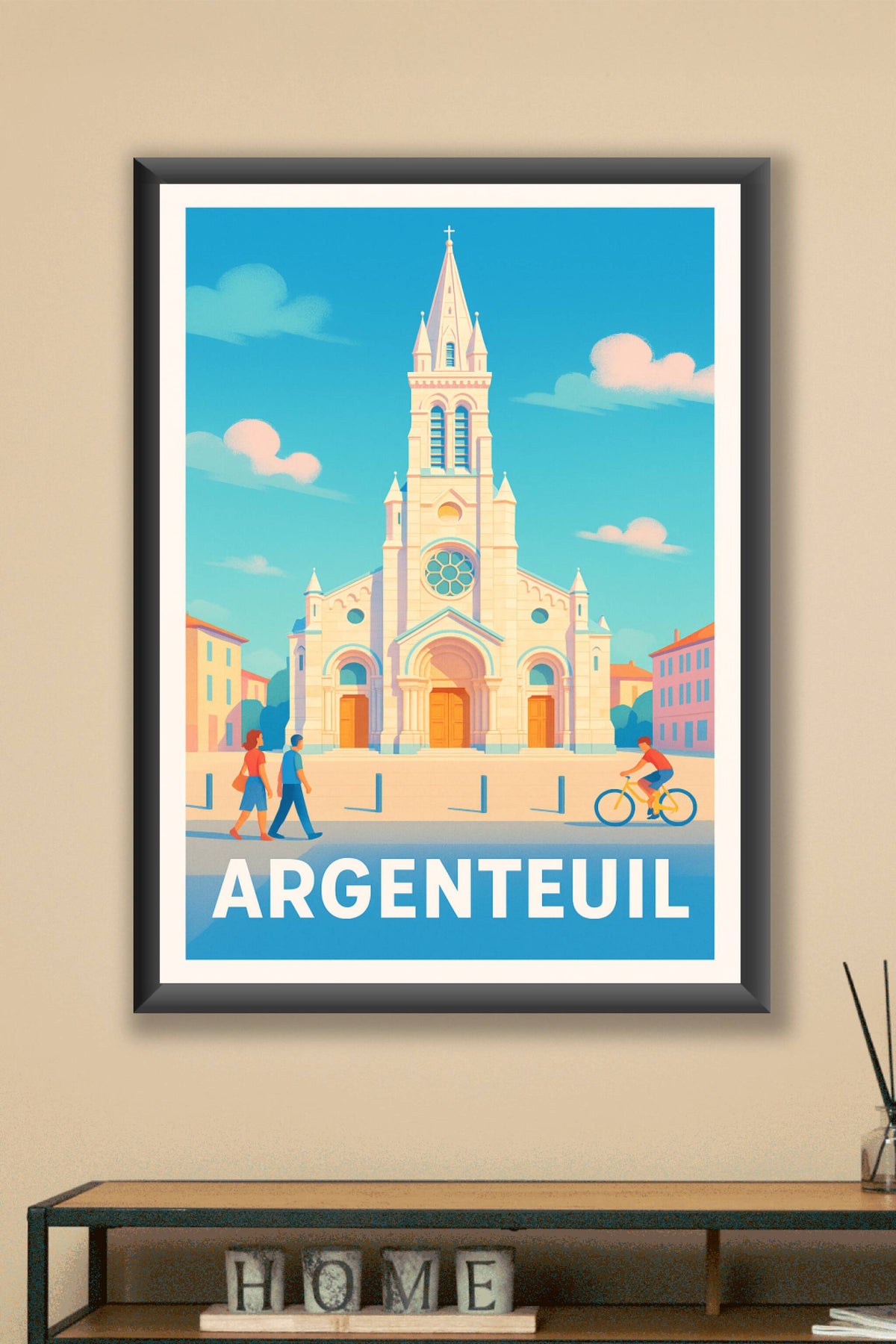 Affiche Argenteuil — Lumières et Sérénité au Cœur de la Ville · poster d'art de Argenteuil