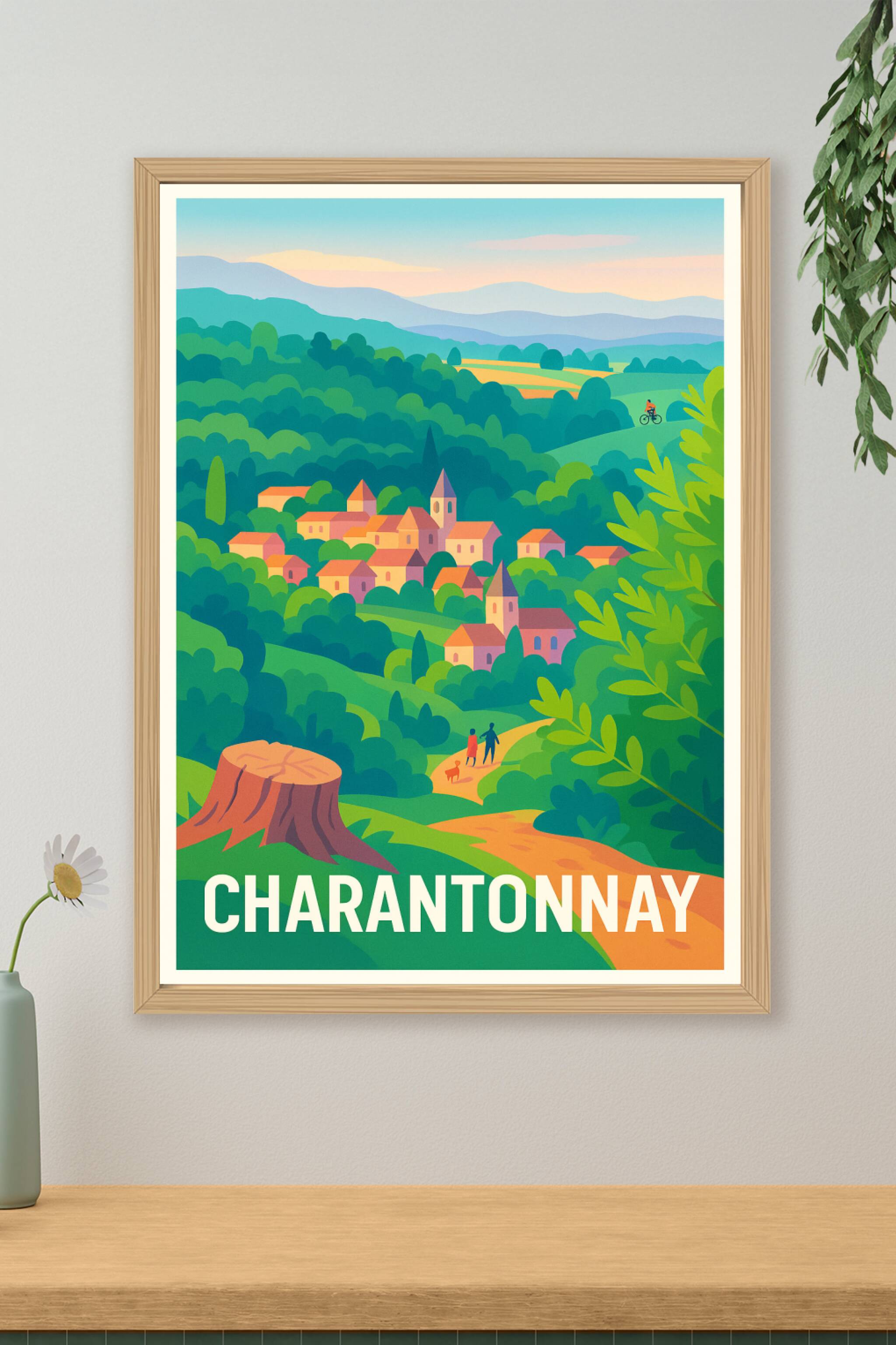Affiche Charantonnay - Évasion bucolique au cœur de la nature