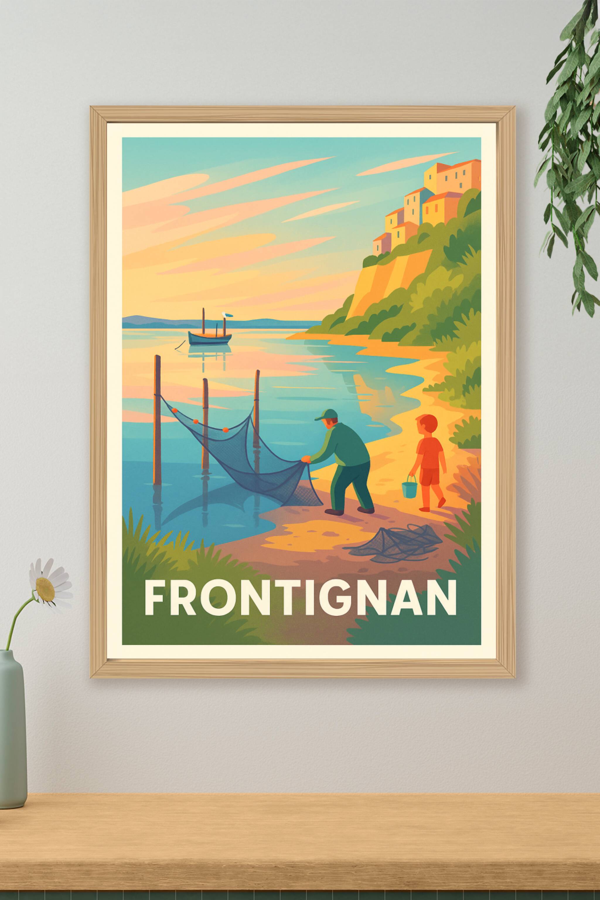 Affiche Frontignan - Tranquillité au bord de l'étang