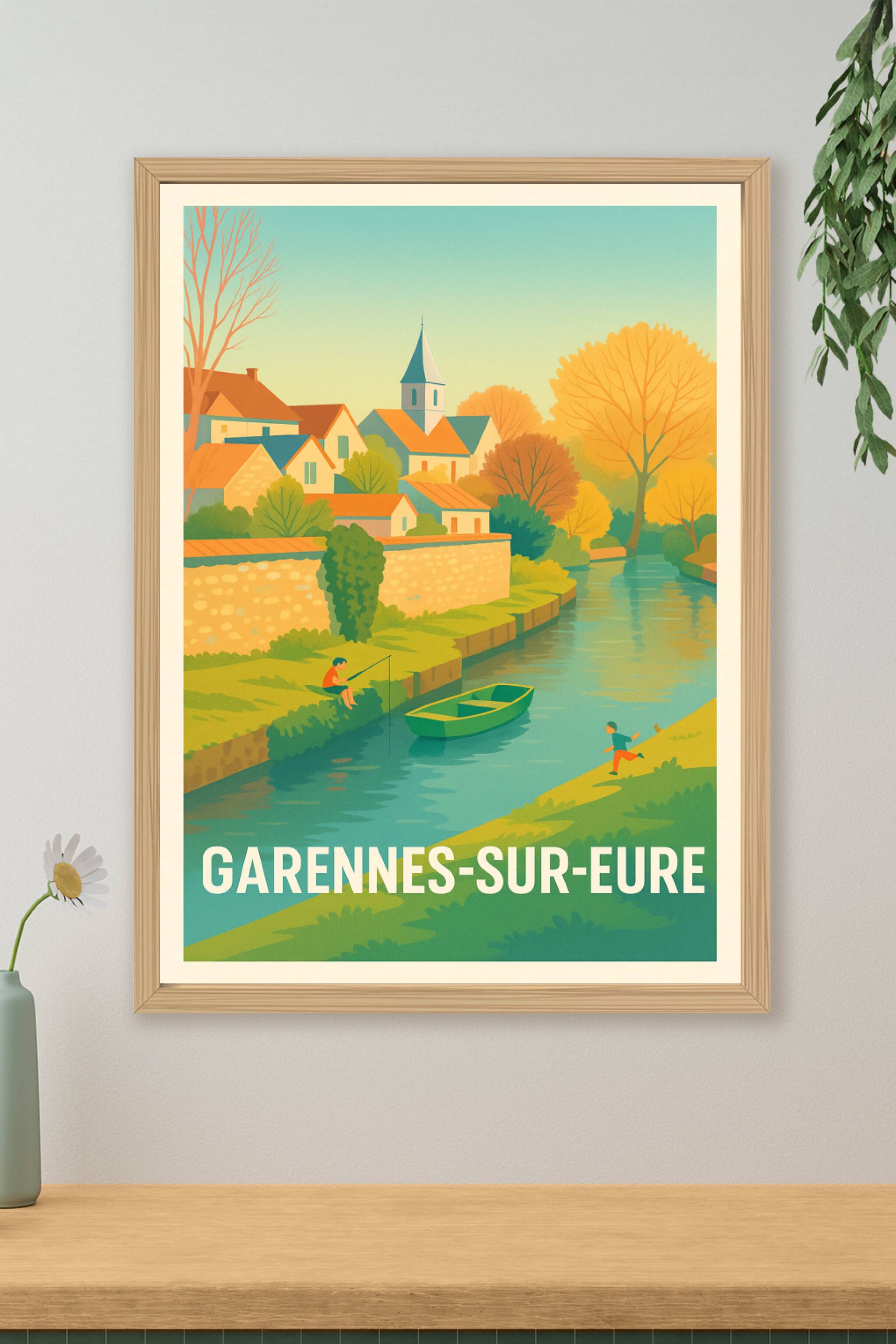 Affiche Garennes-sur-Eure - Charme bucolique au fil de l'eau