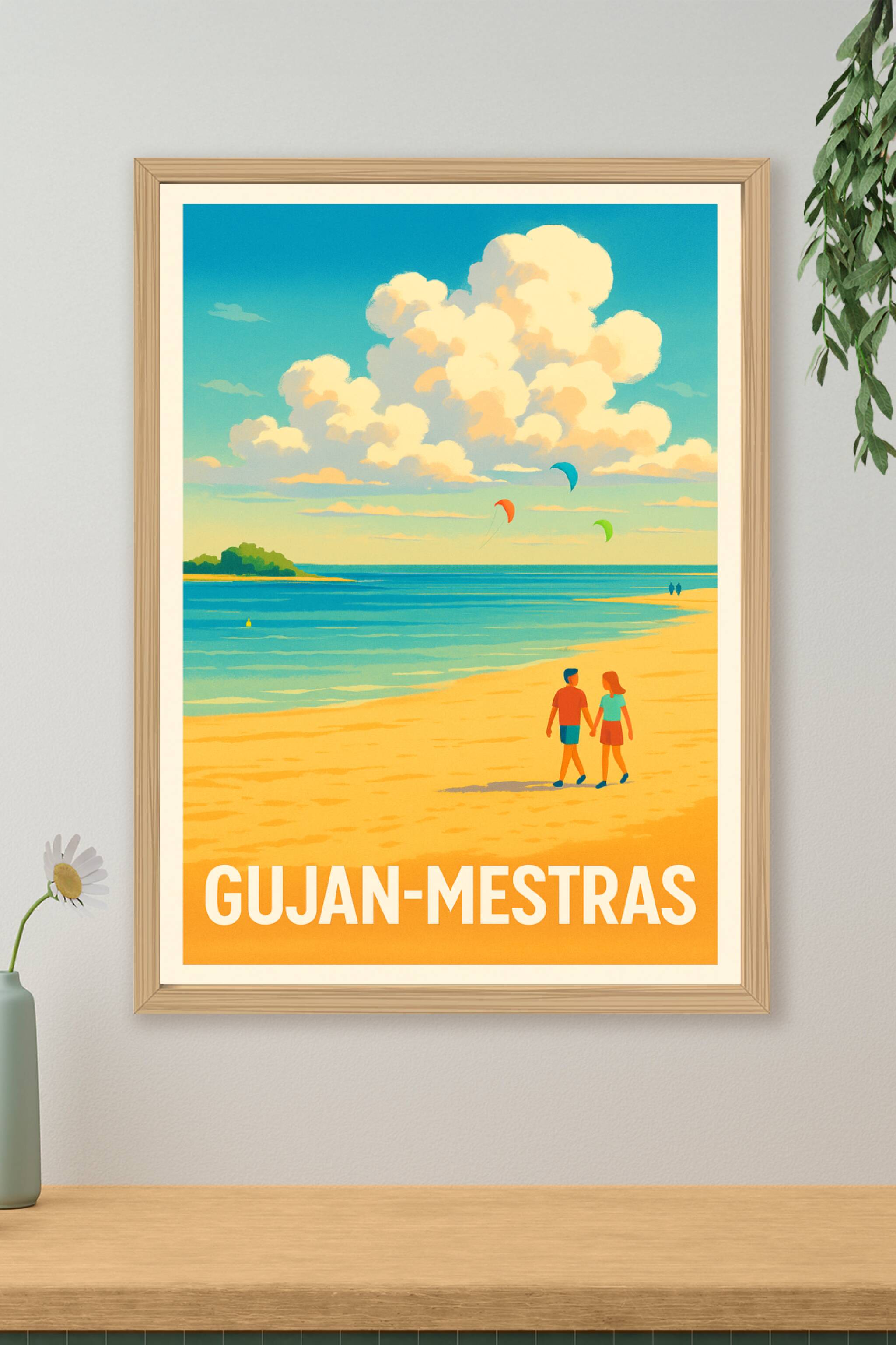 Affiche Gujan-Mestras - Flânerie romantique au bord de l'eau