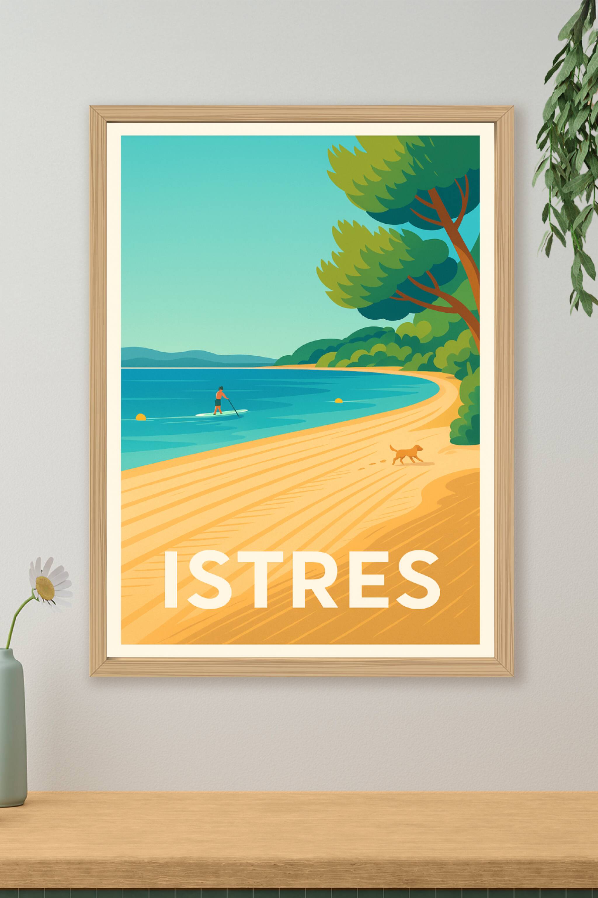 Affiche Istres - Sérénité au bord de l'eau