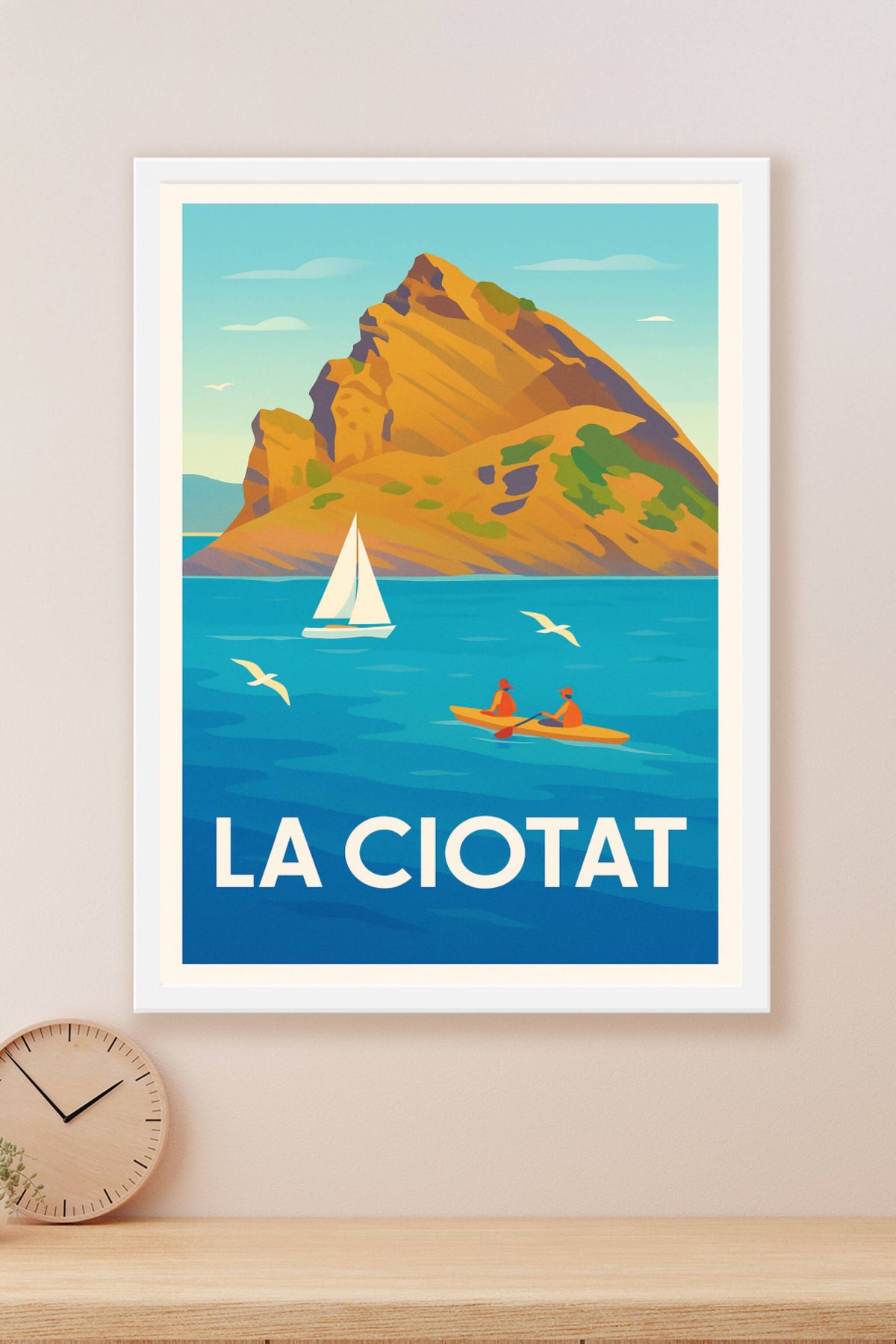 Affiche La Ciotat — Évasion et douceur marine · poster d'art de La Ciotat