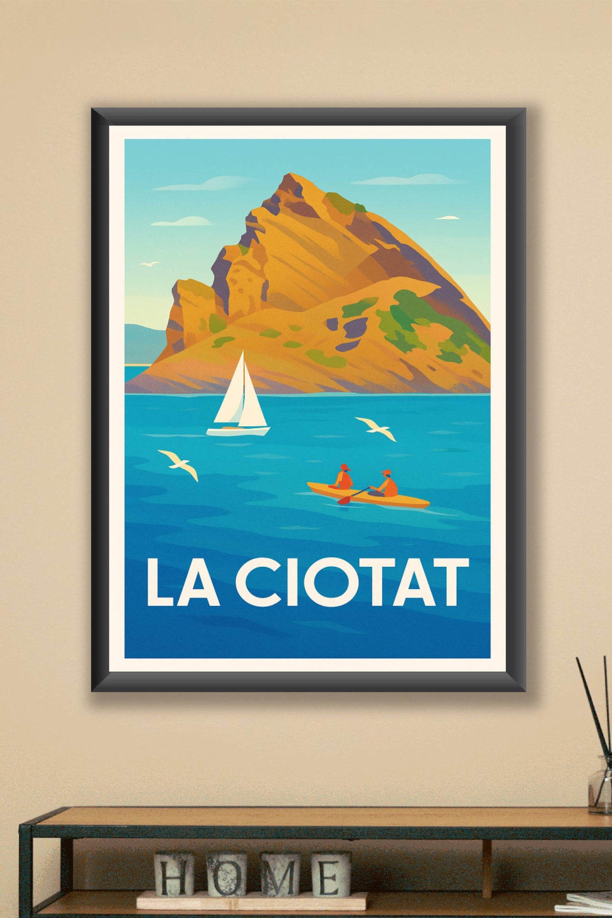 Affiche La Ciotat — Évasion et douceur marine · poster d'art de La Ciotat