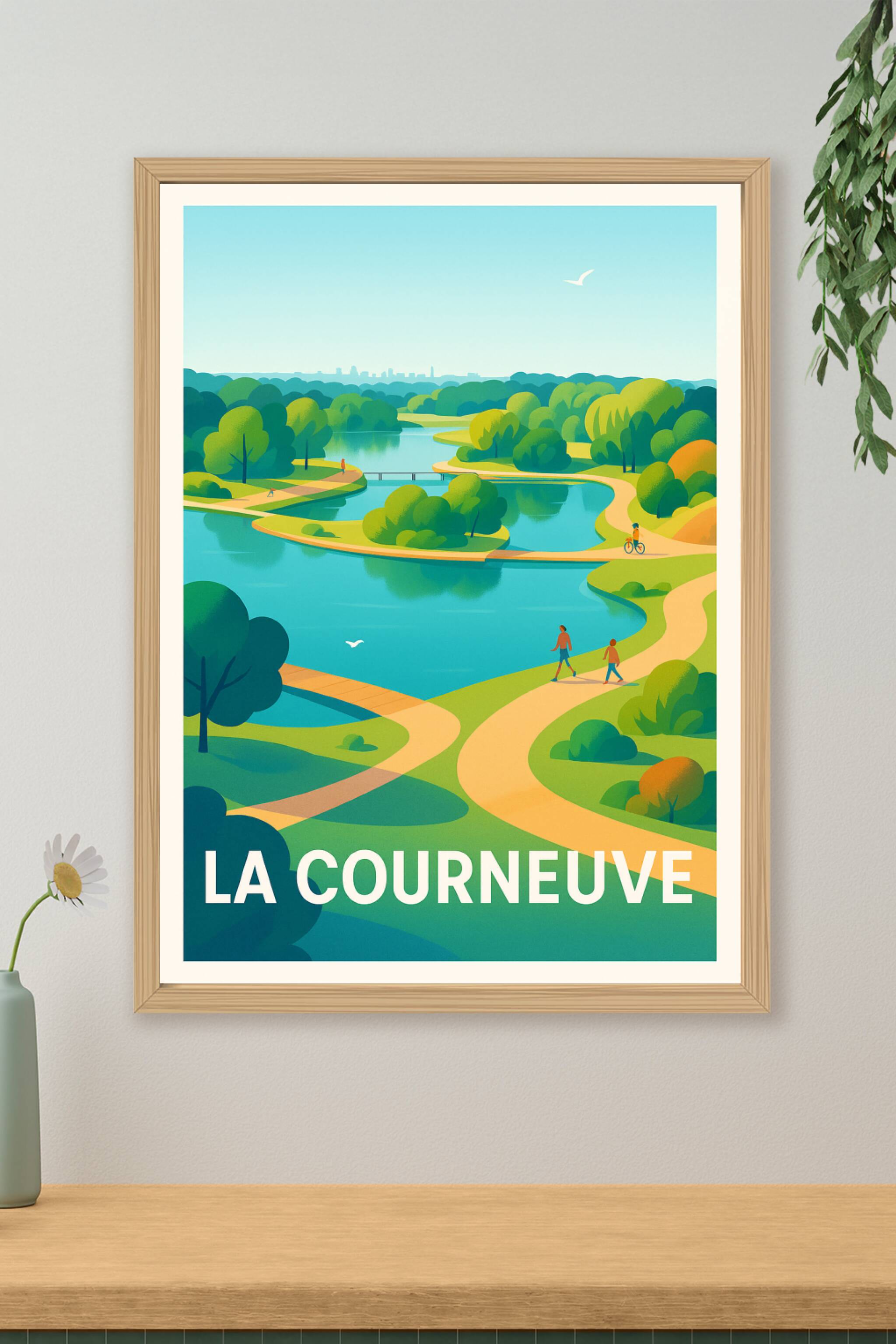 Affiche La Courneuve - Havre de nature en pleine ville