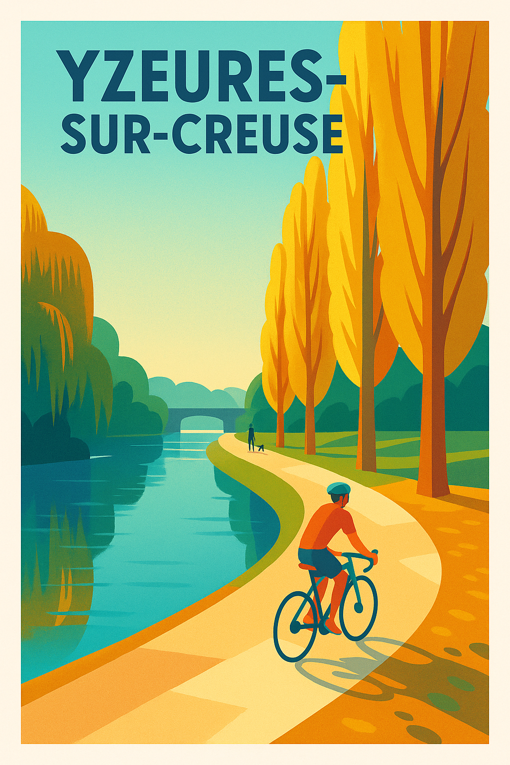 Affiche de Yzeures-sur-Creuse - Escapade nature au fil de l'eau