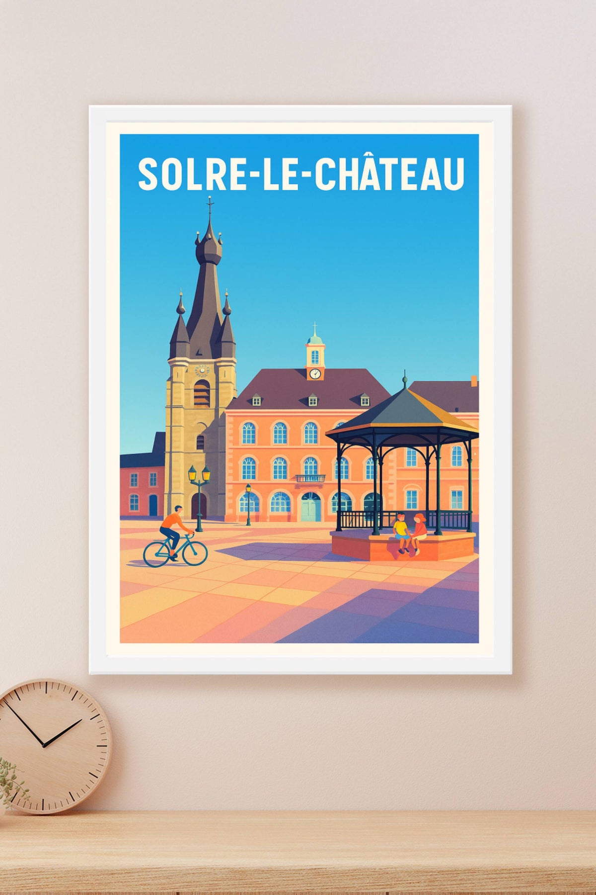 Affiche Solre-le-Château — Charme et Sérénité en Plein Cœur · poster d'art de Solre-le-Château