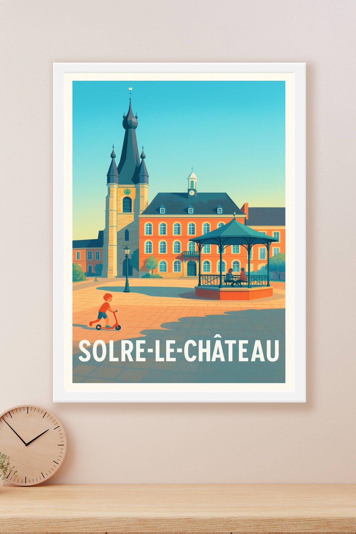 Affiche Solre-le-Château — Charme paisible et authenticité retrouvée · poster d'art de Solre-le-Château