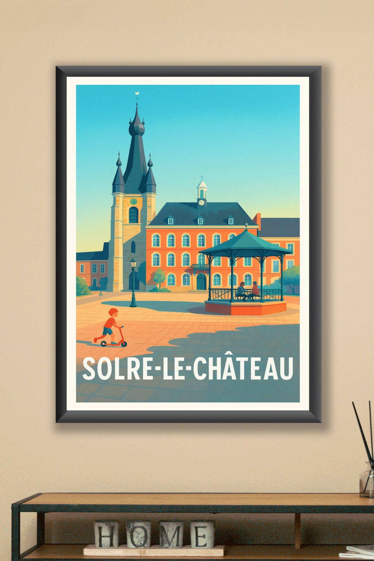 Affiche Solre-le-Château — Charme paisible et authenticité retrouvée · poster d'art de Solre-le-Château
