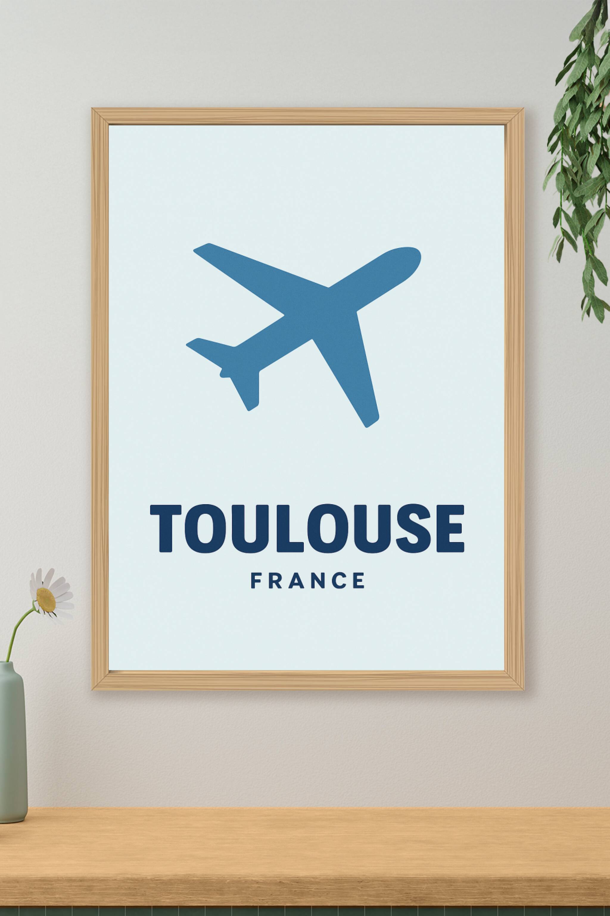 Affiche de Toulouse - L'Esprit Aéronautique en Affiche