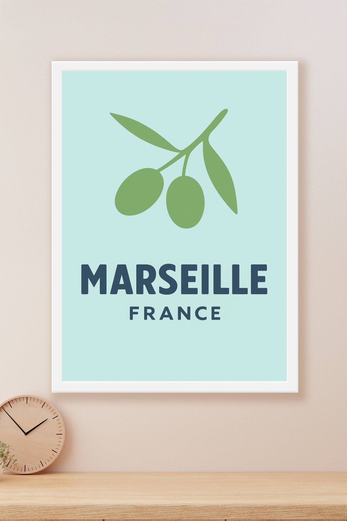 Affiche Marseille — L'essence méditerranéenne en affichette élégante · poster d'art de Marseille