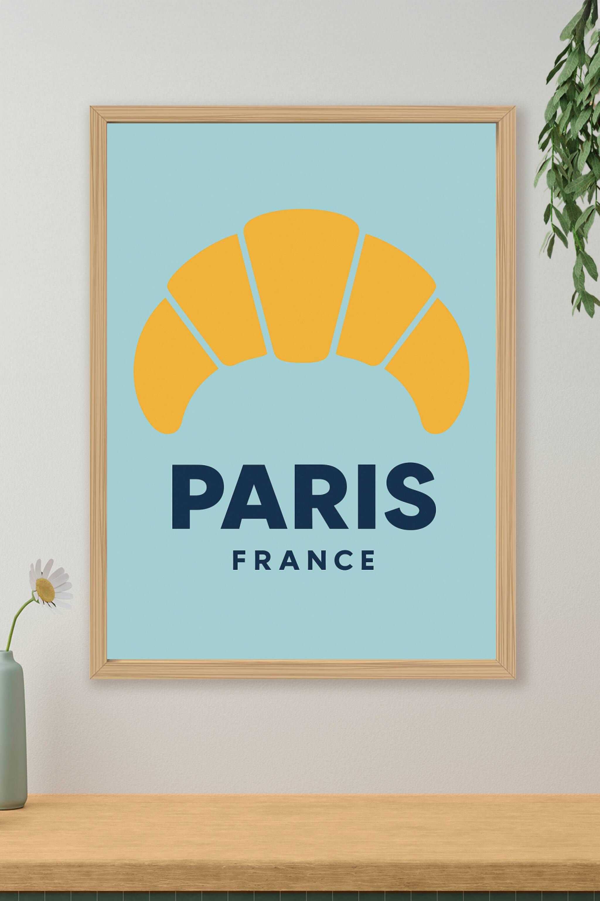 Affiche de Paris - Saveur et Art de Vivre à la Française