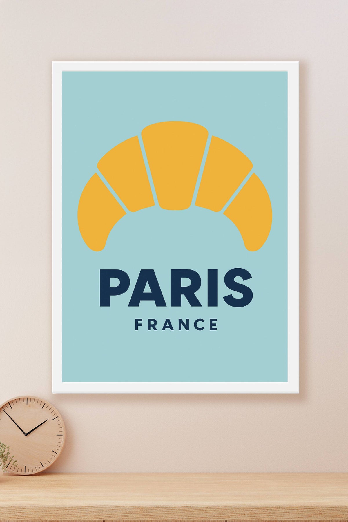 Affiche Paris — Saveur et Art de Vivre à la Française · poster d'art de Paris