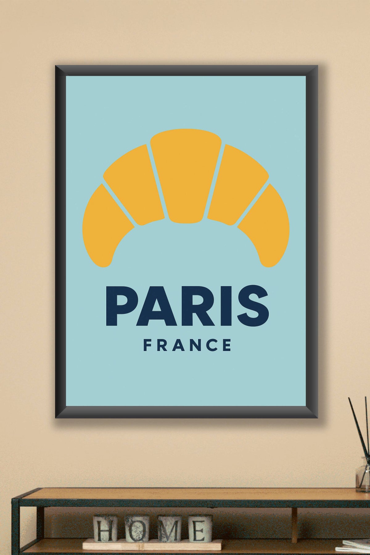 Affiche Paris — Saveur et Art de Vivre à la Française · poster d'art de Paris