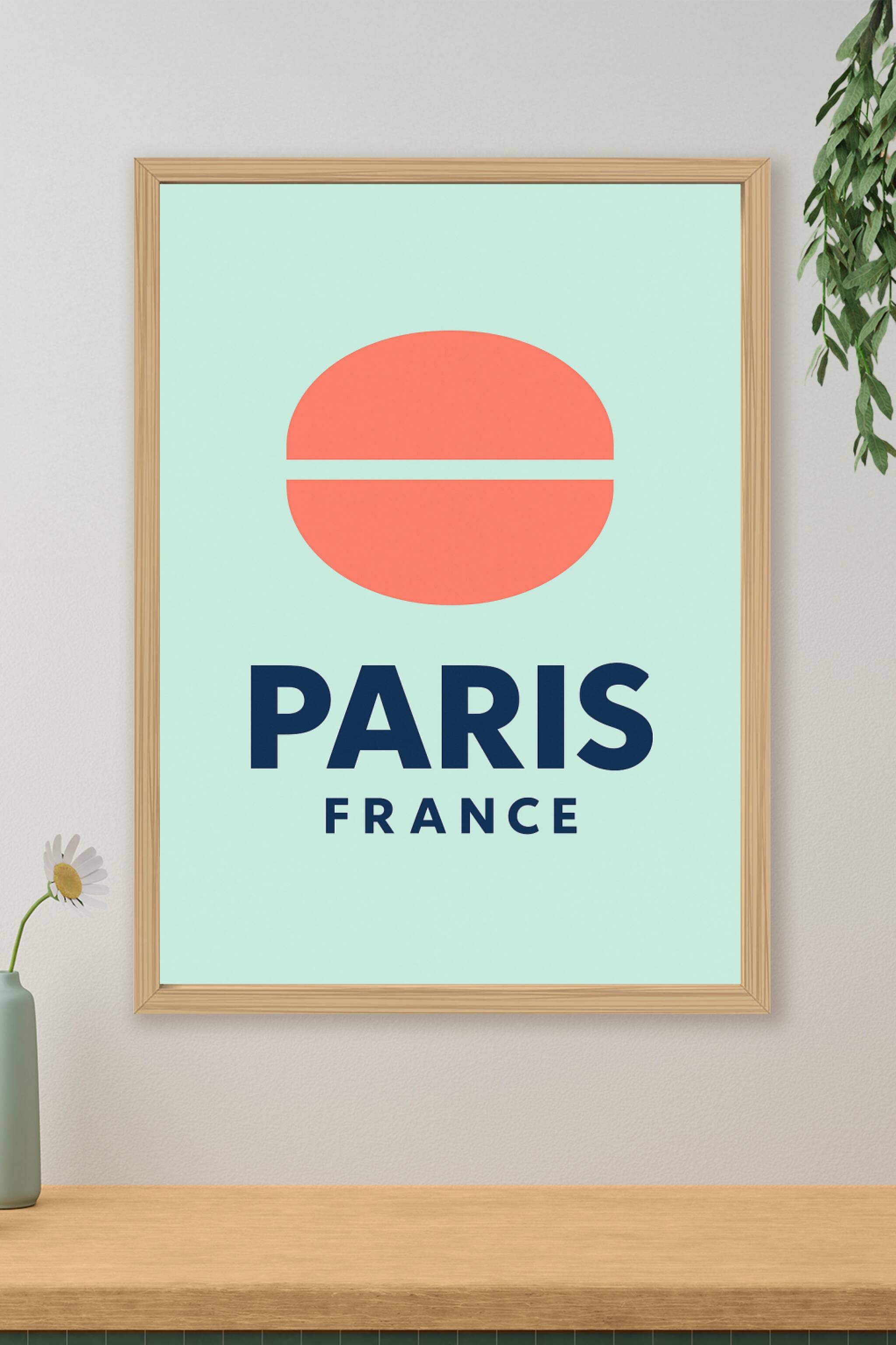 Affiche de Paris - Élégance minimaliste au cœur de la capitale