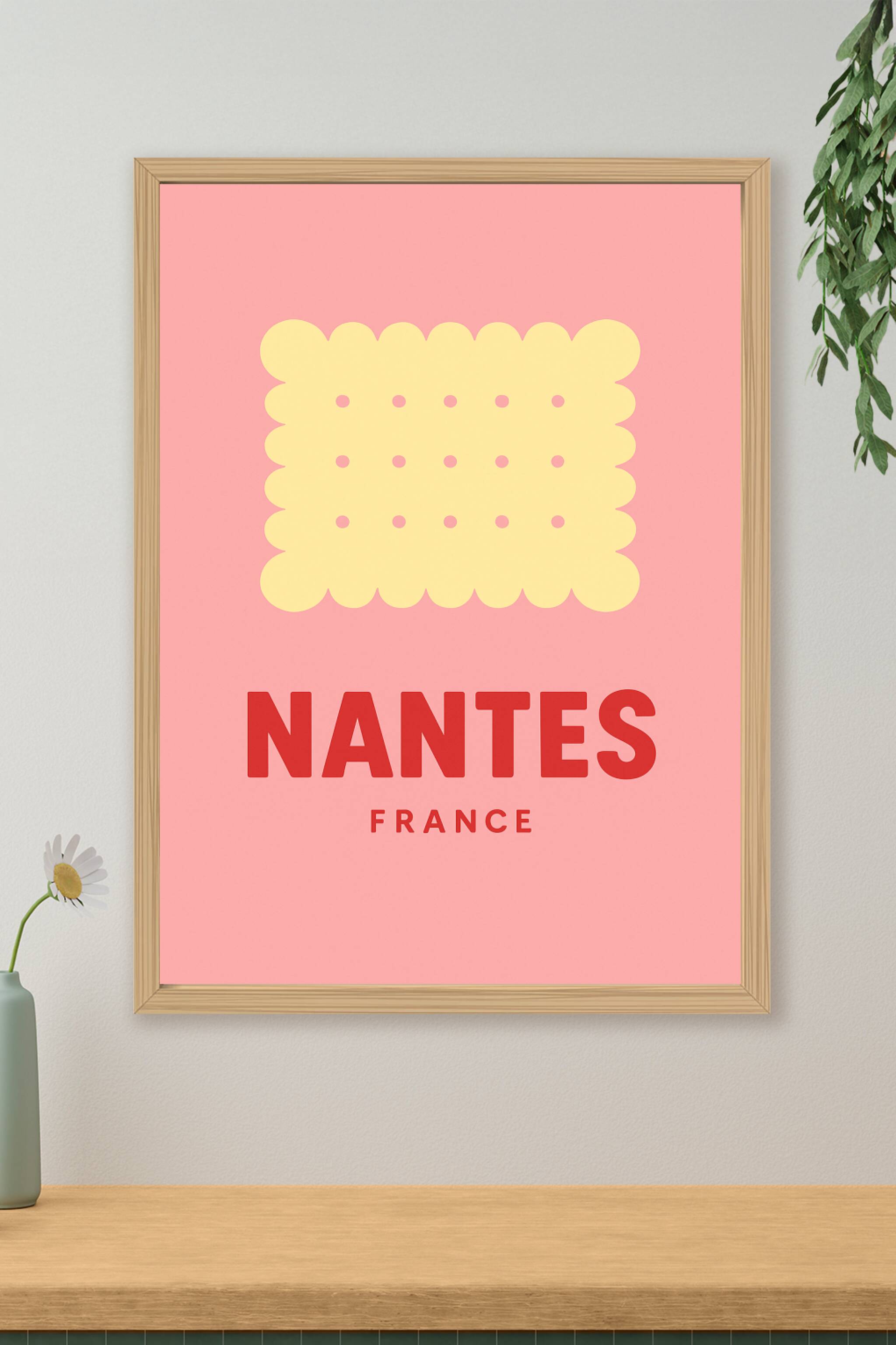Affiche de Nantes - L'Esprit Délicieux de la Biscuiterie